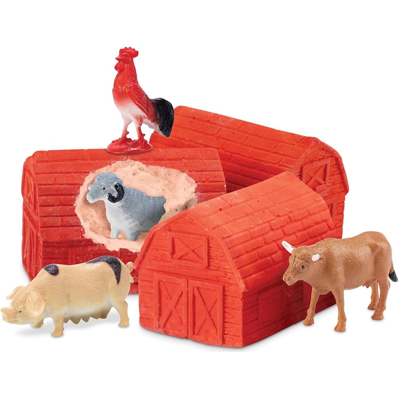 Kit de Excavación de Animales de Granja MindWare - 12 Proyectos