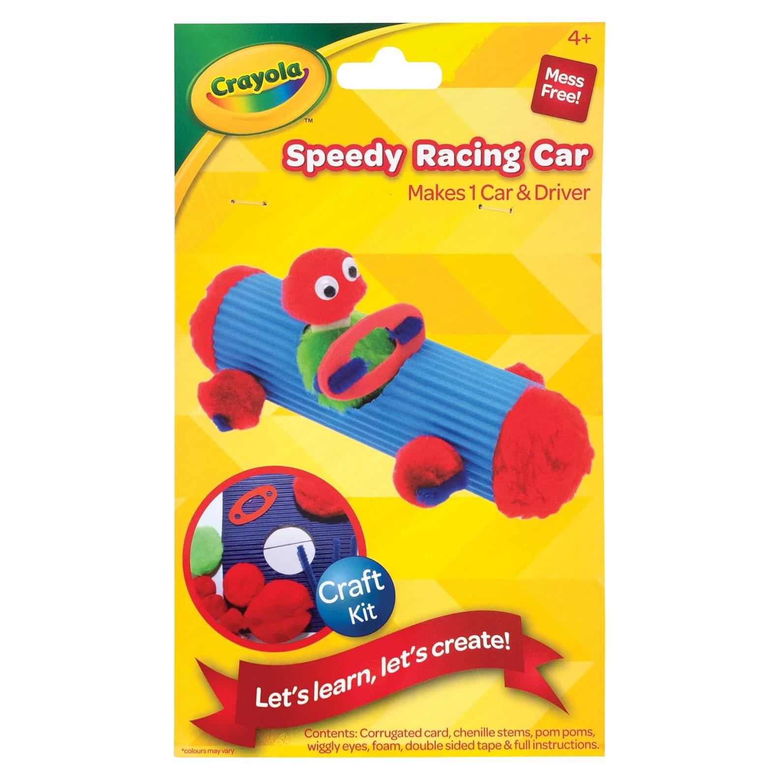 Kit de Coche de Carreras Crayola - 20 Piezas para Niños