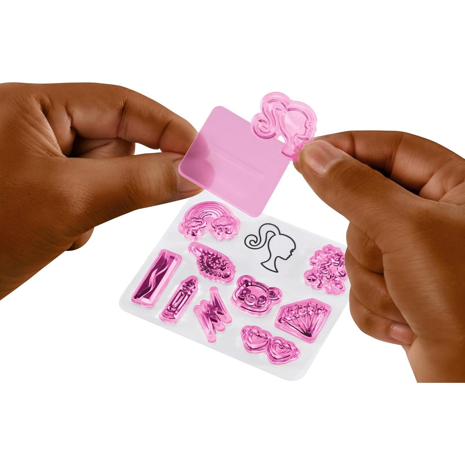 Conjunto de Diseño Barbie Crayola Color Stamp Fashions