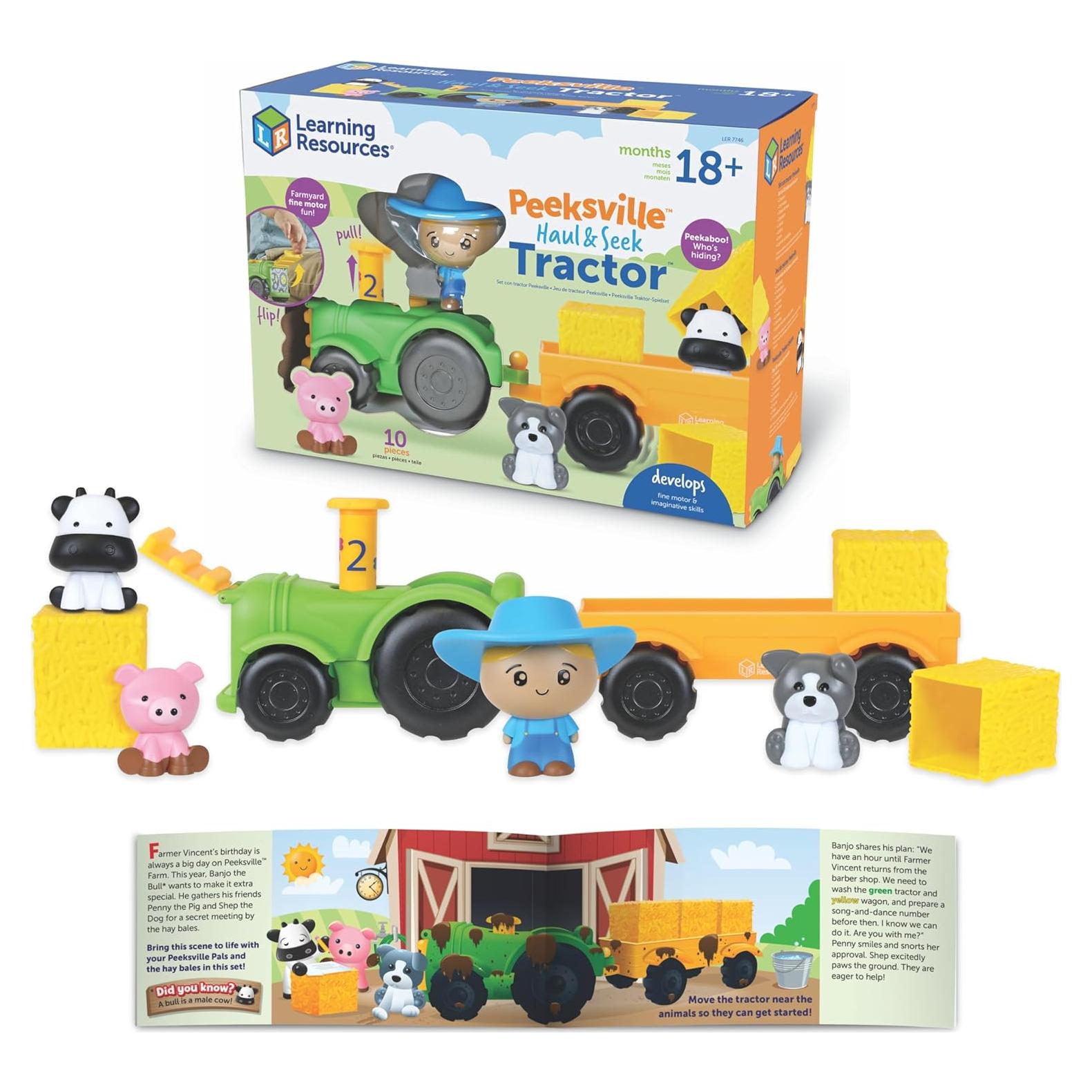Tractor Peeksville Haul & Seek Learning Resources - Juguete Educativo