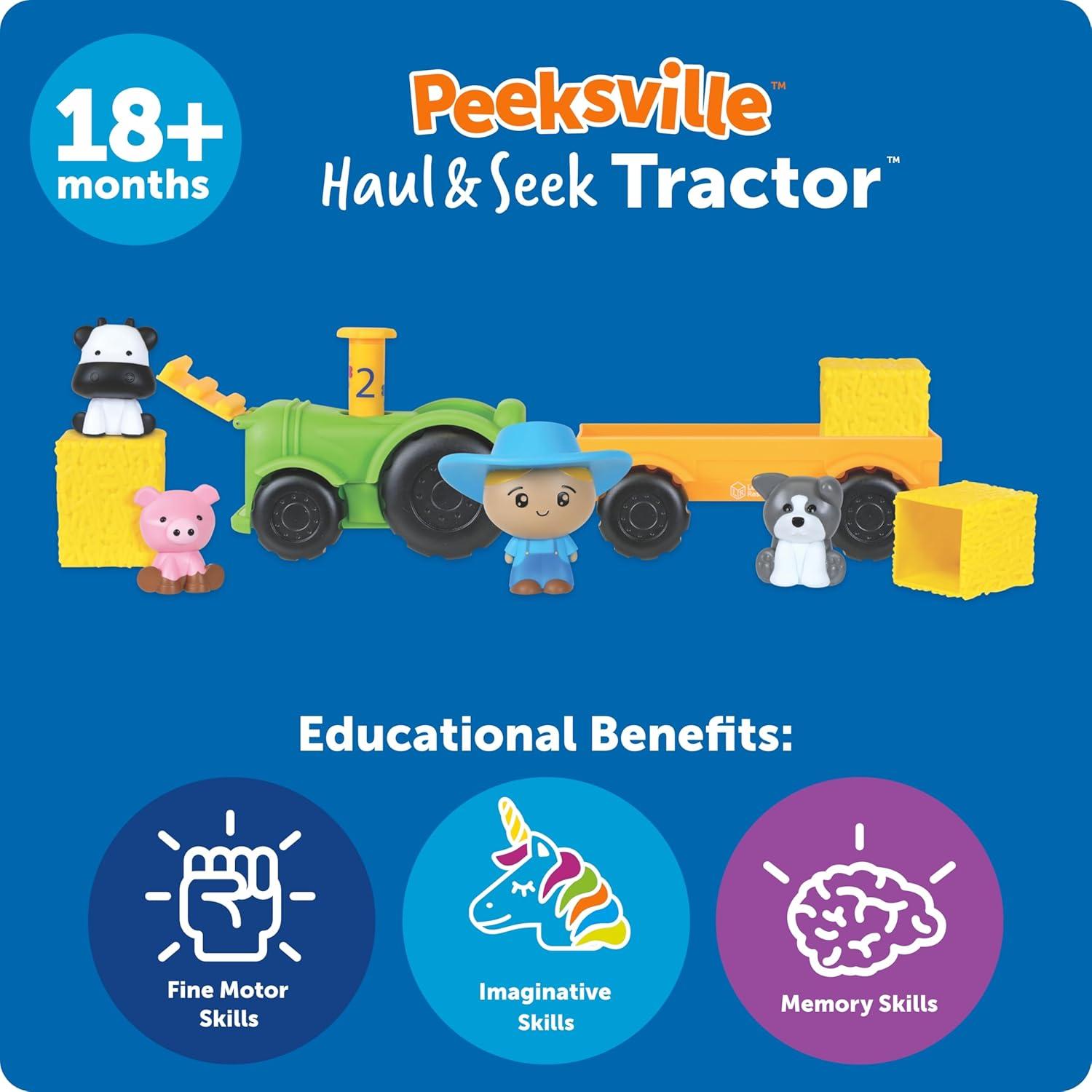 Tractor Peeksville Haul & Seek Learning Resources - Juguete Educativo