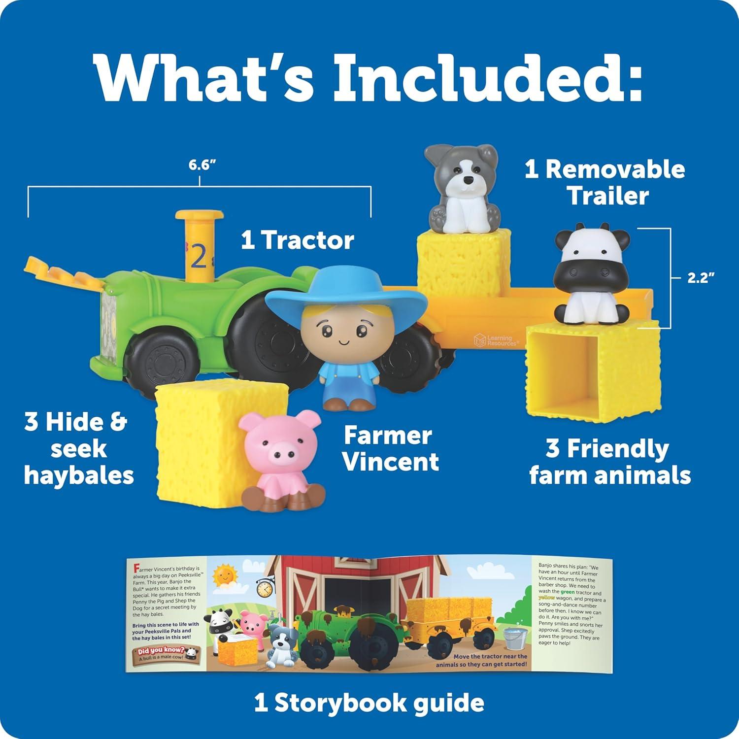 Tractor Peeksville Haul & Seek Learning Resources - Juguete Educativo
