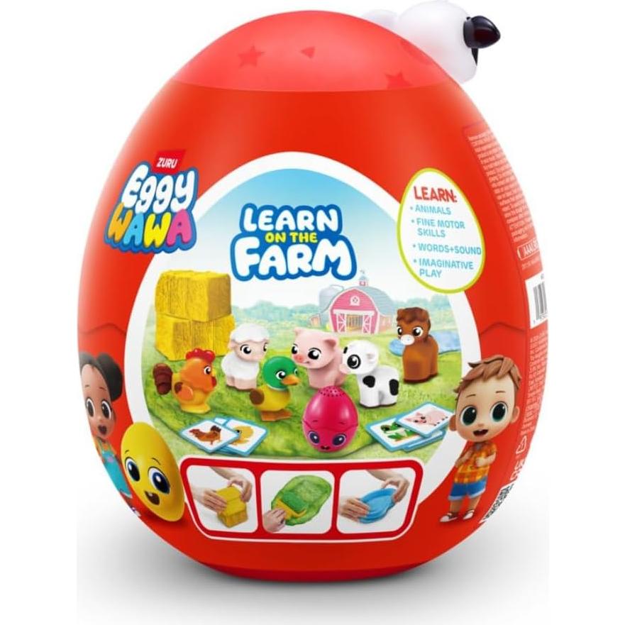 Juguete Interactivo Aprender en la Granja ZURU Eggy Wawa 0.45 kg