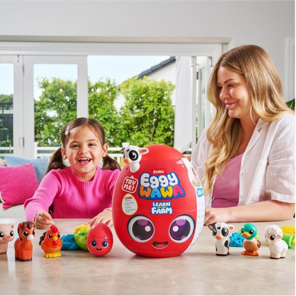 Juguete Interactivo Aprender en la Granja ZURU Eggy Wawa 0.45 kg