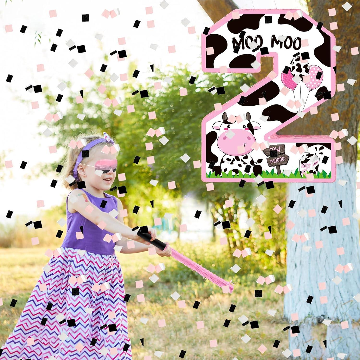 Piñata de Vaca Número 2 Hungdao para Cumpleaños 41x30cm