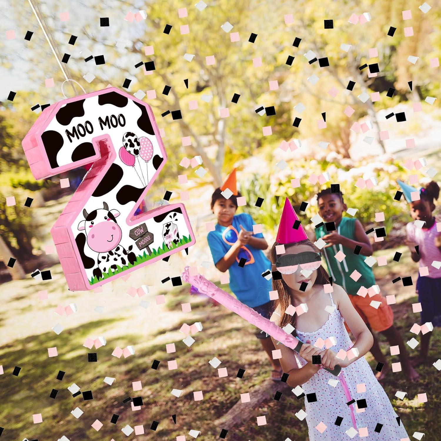 Piñata de Vaca Número 2 Hungdao para Cumpleaños 41x30cm