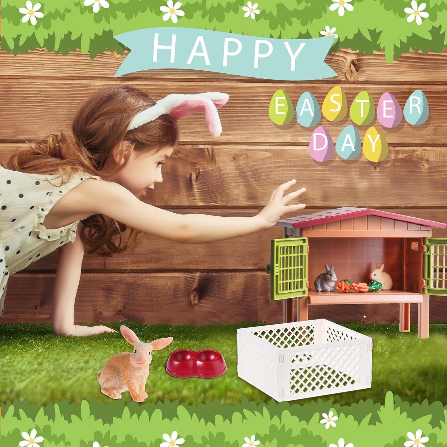 Set de Juguetes de Conejo Civaner 11 Piezas para Niños 3+