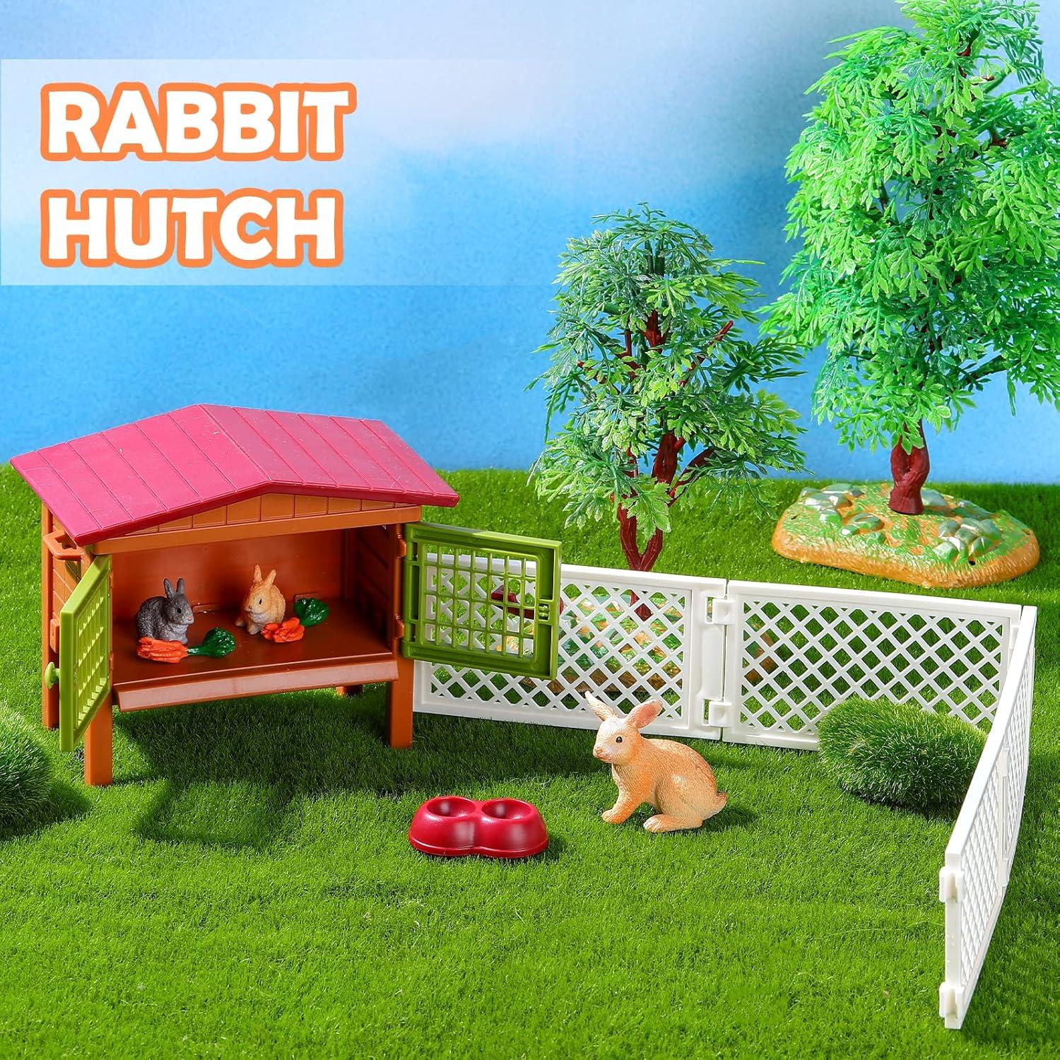 Set de Juguetes de Conejo Civaner 11 Piezas para Niños 3+