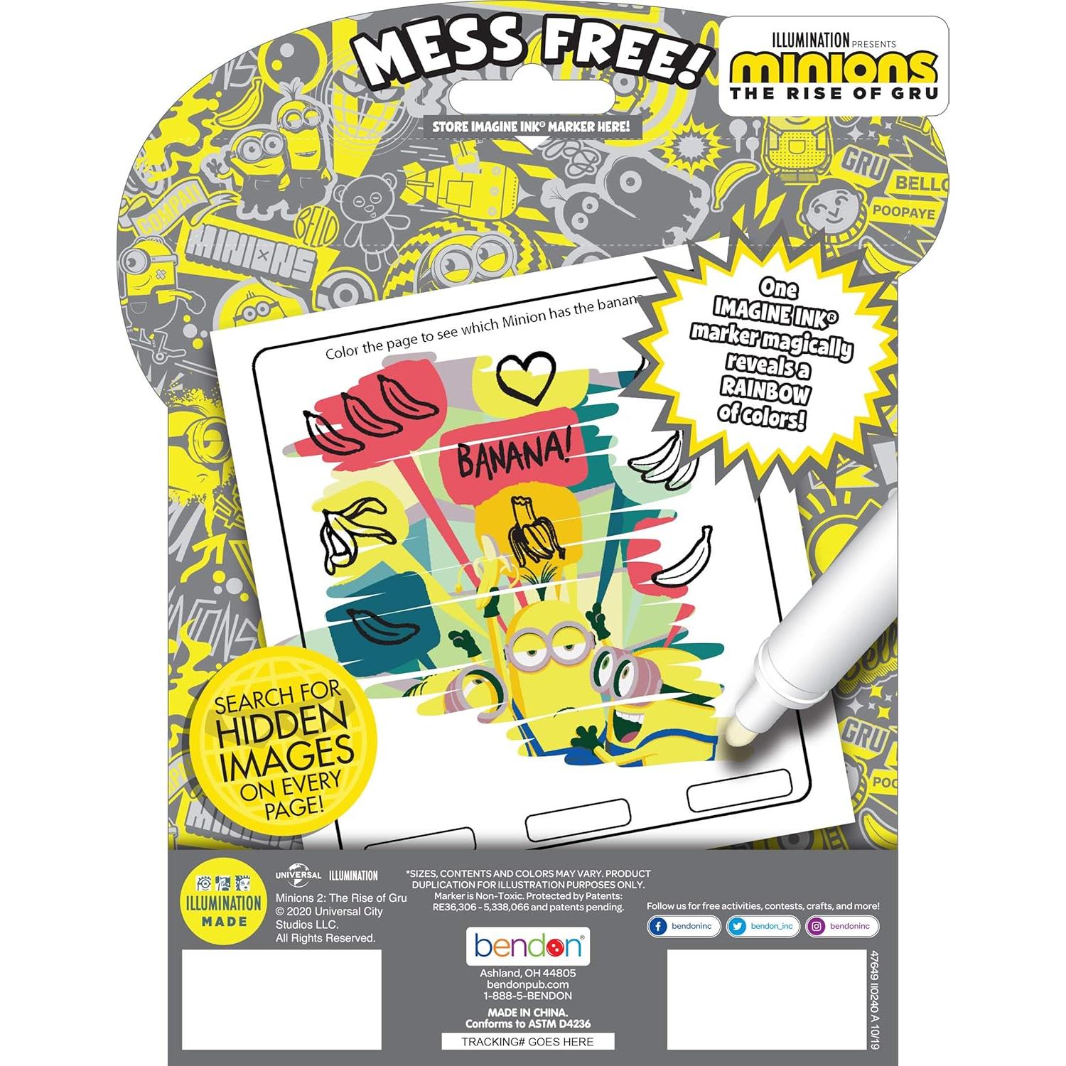 Libro de Colorear Sin Desorden Despicable Me 24 Páginas