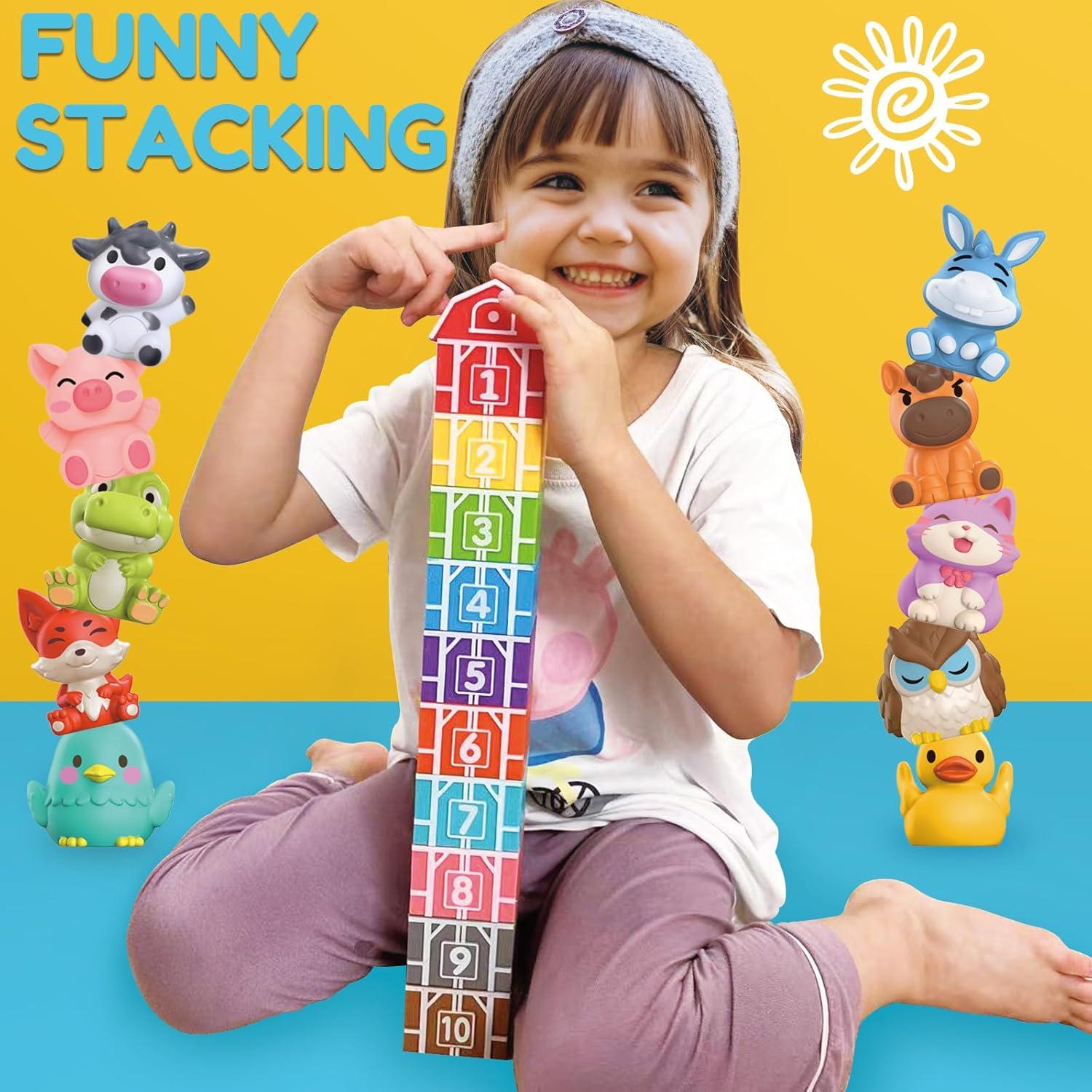 Juguetes de Aprendizaje Oriate Animales de Granja 20 Piezas