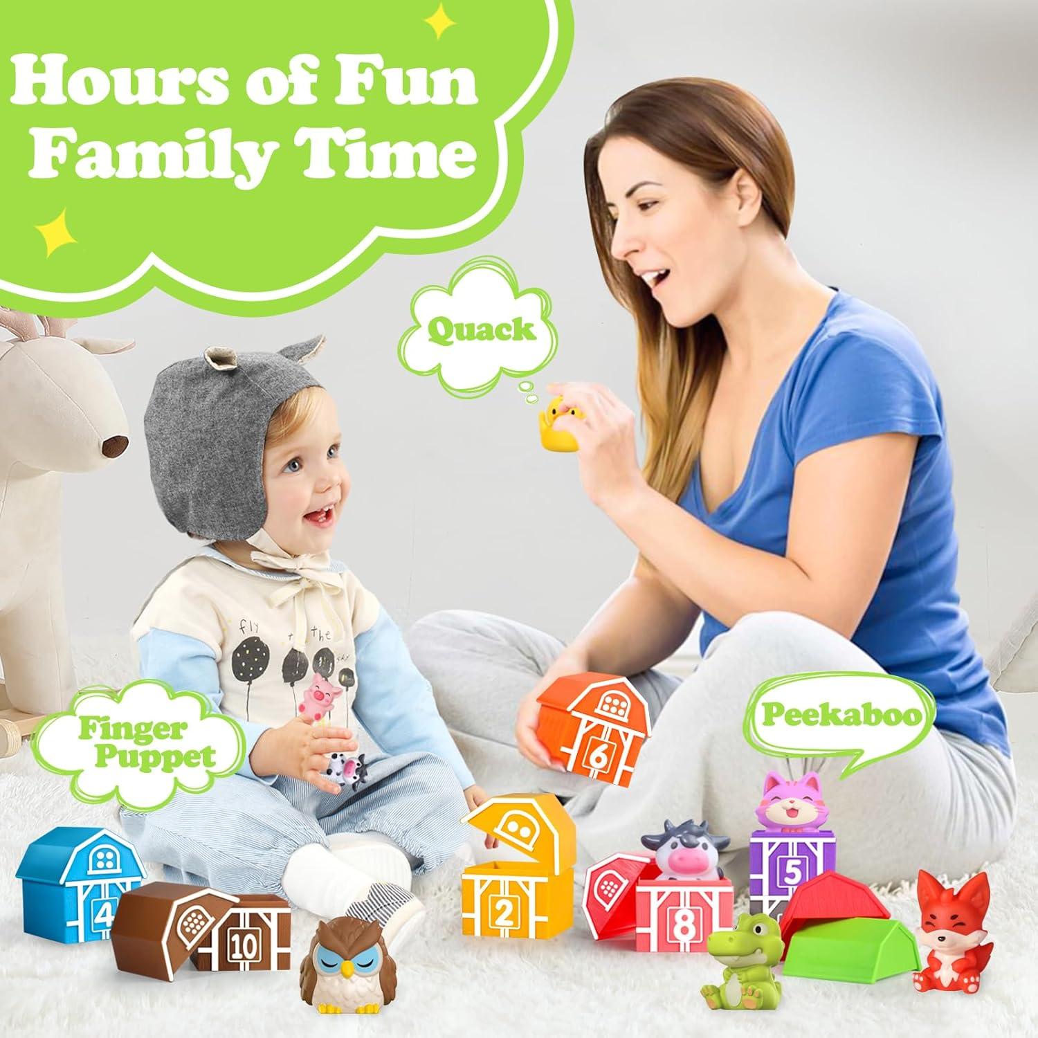 Juguetes de Aprendizaje Oriate Animales de Granja 20 Piezas