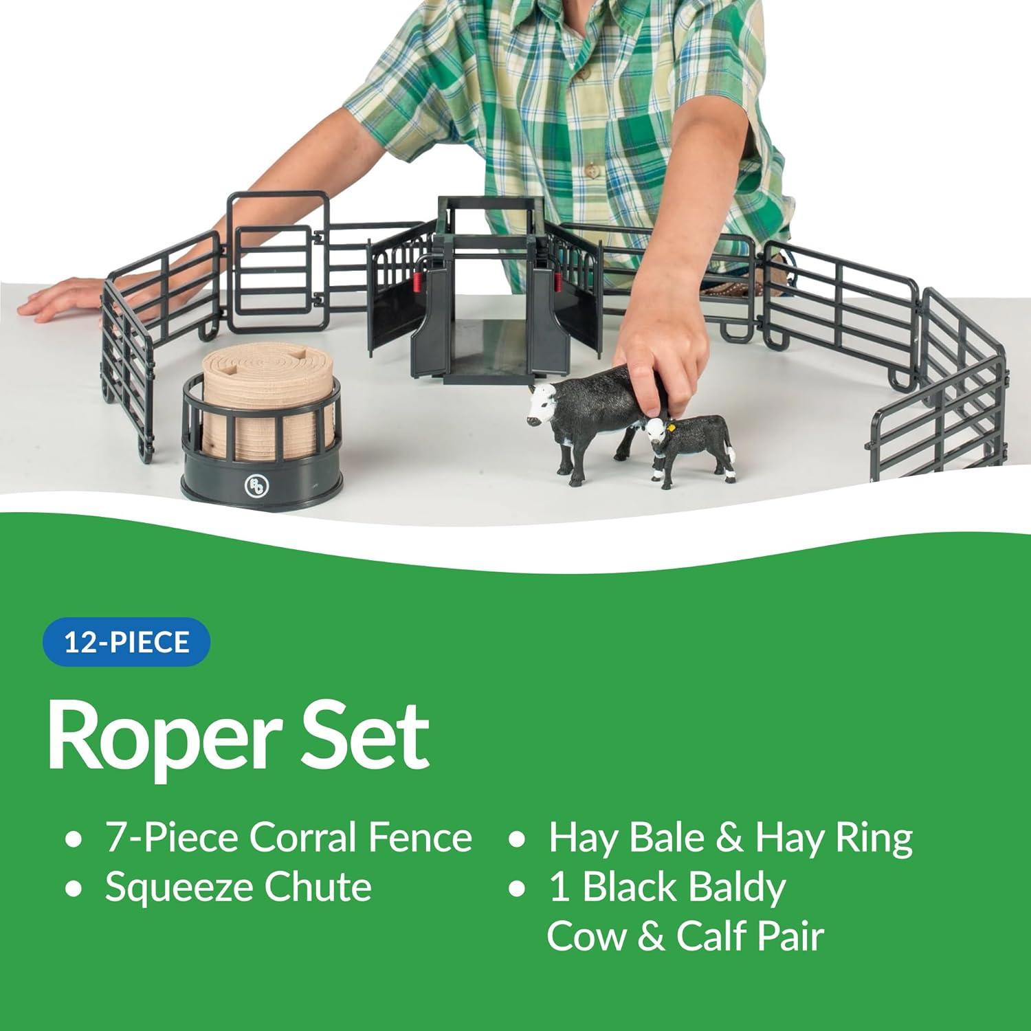 Conjunto de Rancho Black Angus 6666 Big Country Toys - Juego Realista