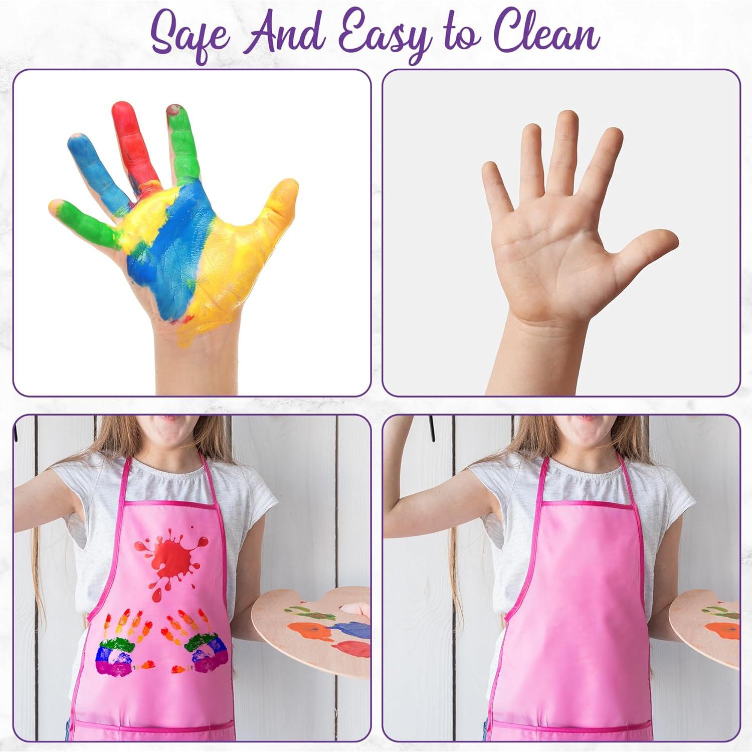 Set de Pintura Lavable para Niños MOMOTOYS - 16 Colores y 4 Metálicos