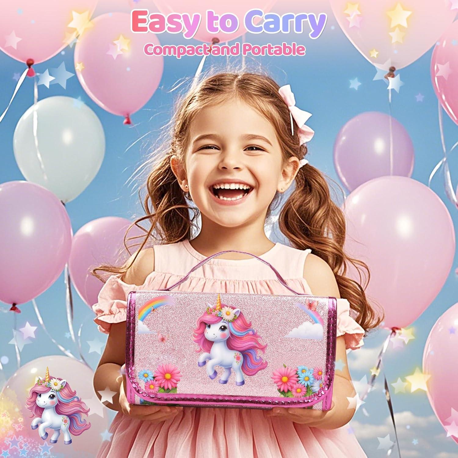 Set de Marcadores Lavables Kodvinp Unicornio Rosa 12 Piezas