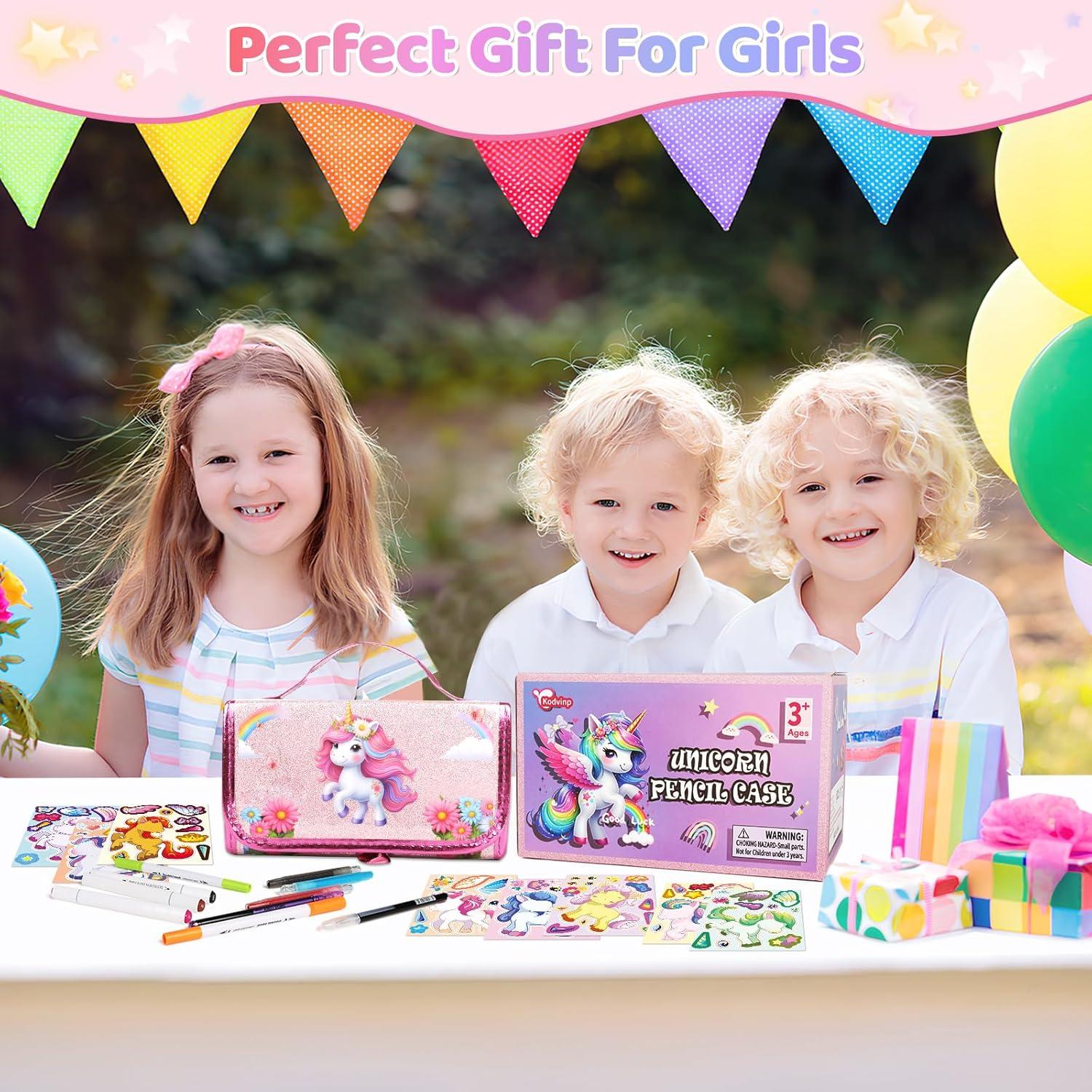 Set de Marcadores Lavables Kodvinp Unicornio Rosa 12 Piezas