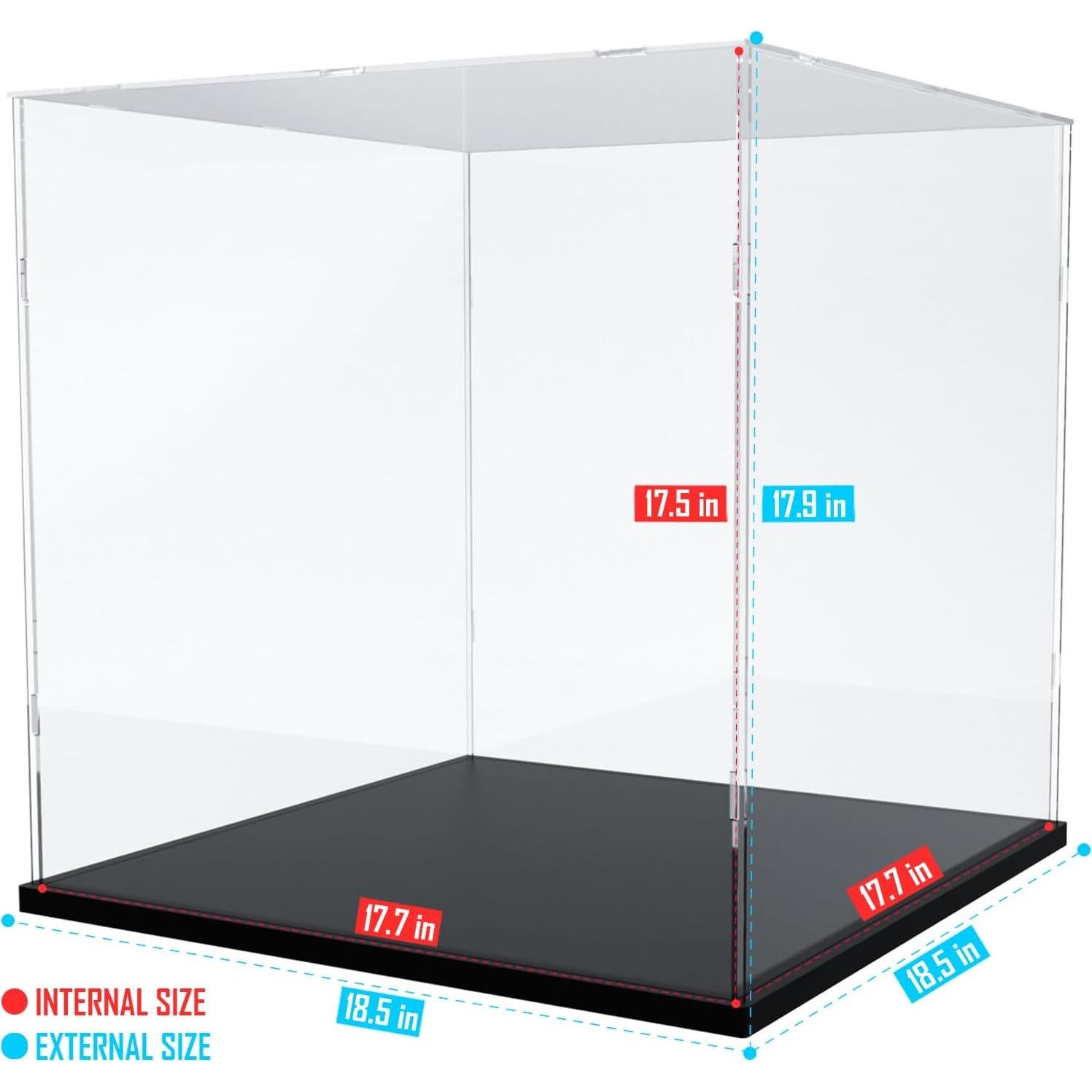 Caja de Exhibición Acrílica Choowin para Lego 45x45x44.5 cm