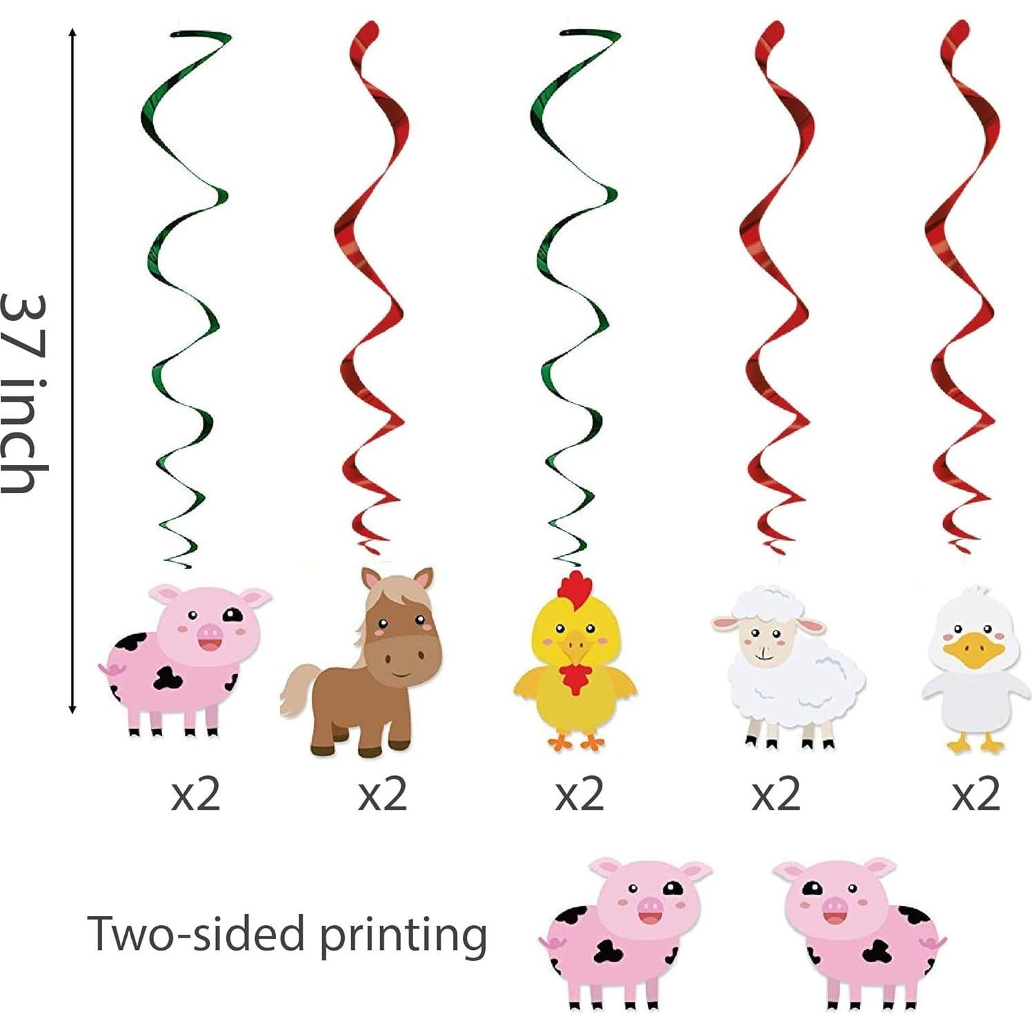 Decoraciones Colgantes de Granja 30Ct KRISTIN PARADISE