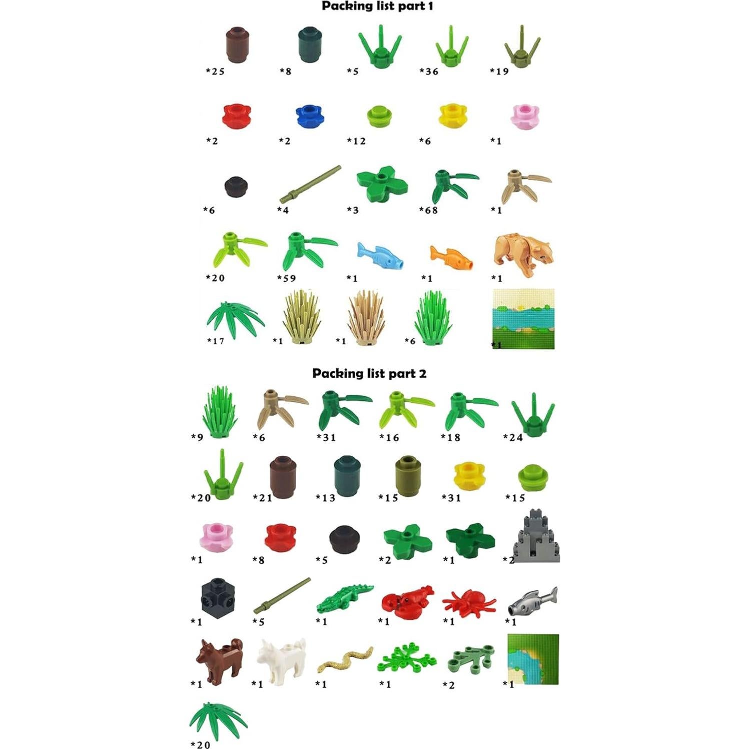 Juego de Construcción de Jardín Taken All - 580 Piezas