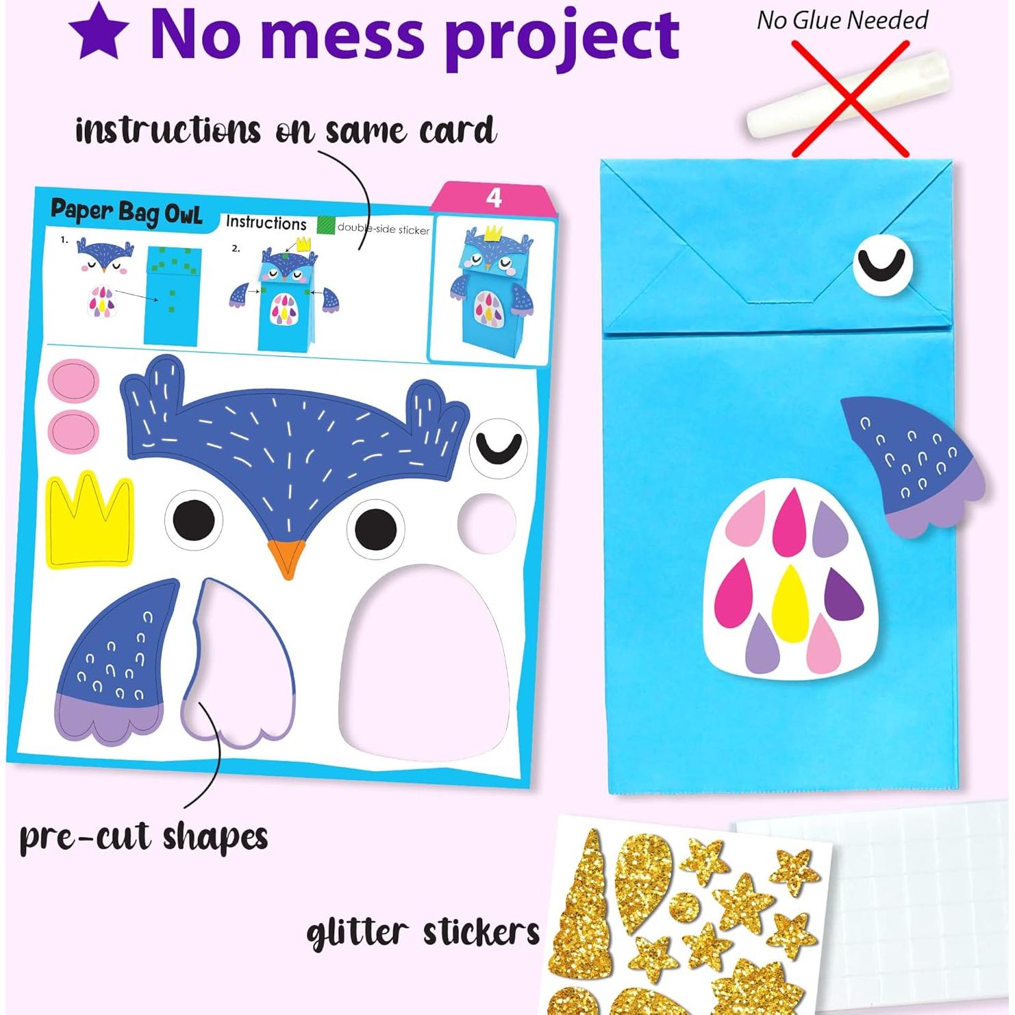 Kit de Manualidades KRAFUN Unicornio para Niños 3-8 Años