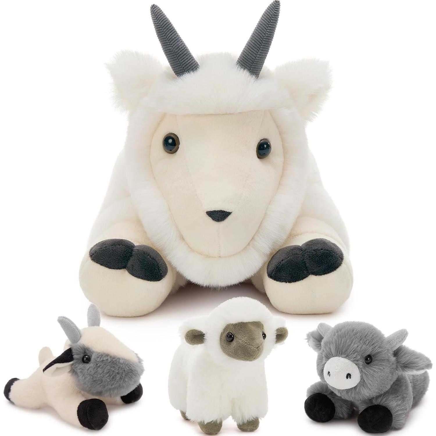 Juego de 4 Piezas de Cabra de Peluche Karister 45.72 cm