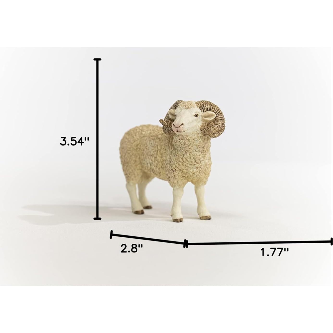 Figura de Carnero Schleich - Juguete Realista para Niños 3+