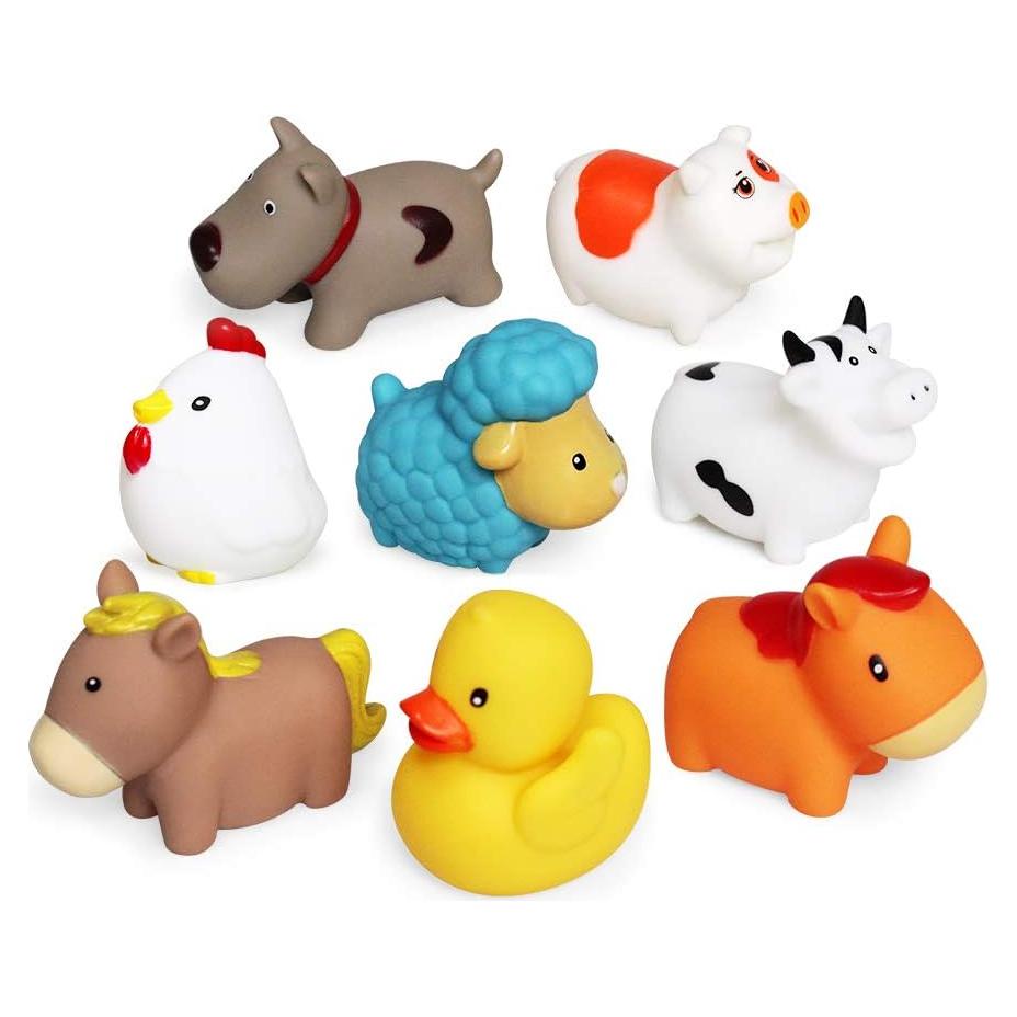 Juguetes de Baño Flotantes Jun-see 8 Piezas para Bebés