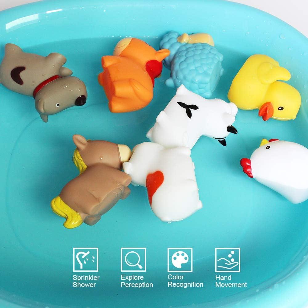 Juguetes de Baño Flotantes Jun-see 8 Piezas para Bebés