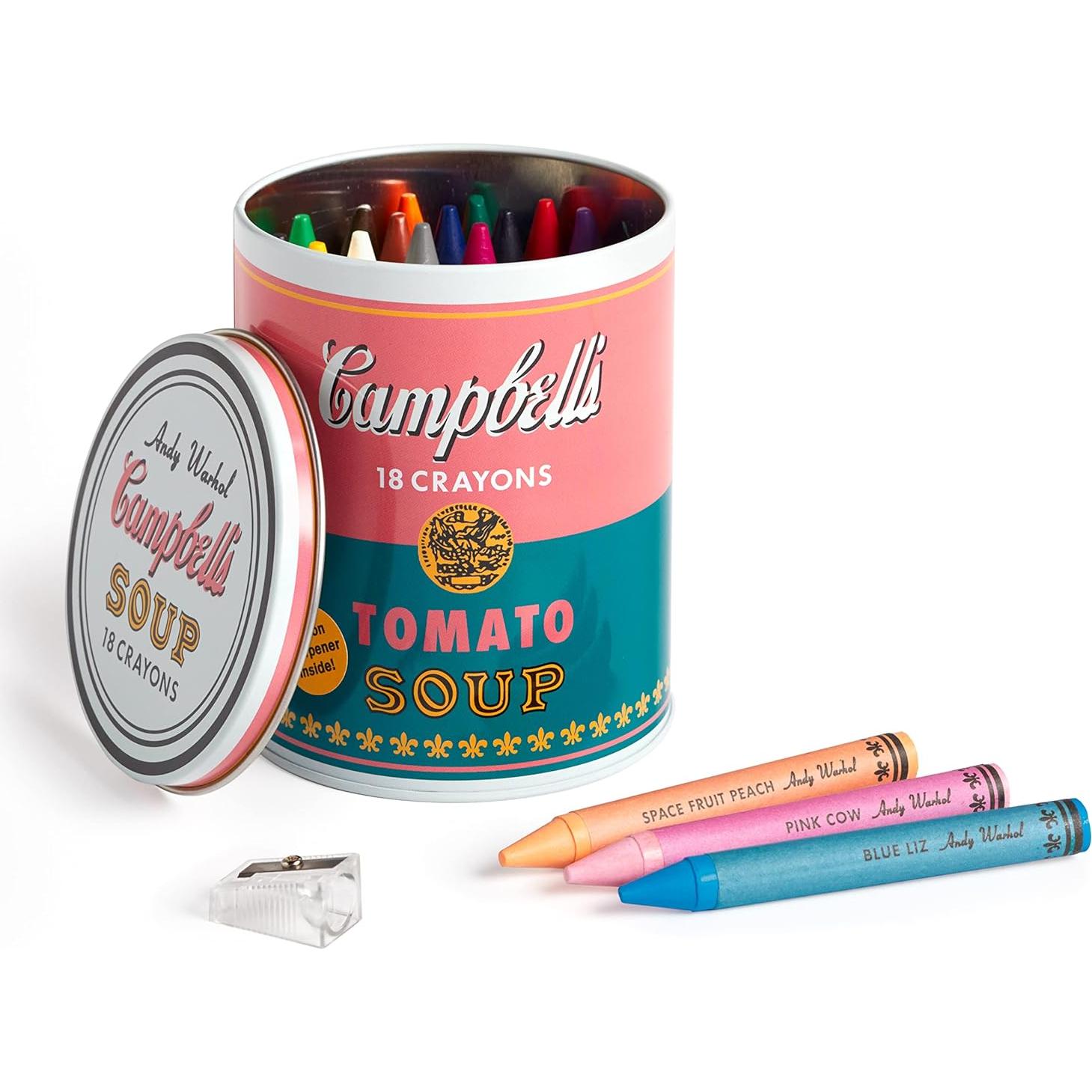 Conjunto de Crayones Extra Gruesos Mudpuppy 18 Piezas Lata Sopa