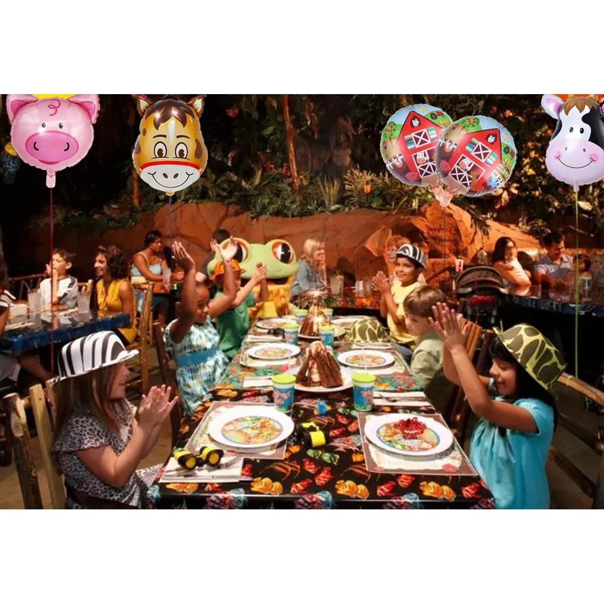 36 Piezas Suministros de Fiesta Tema Granja RFAPTDM