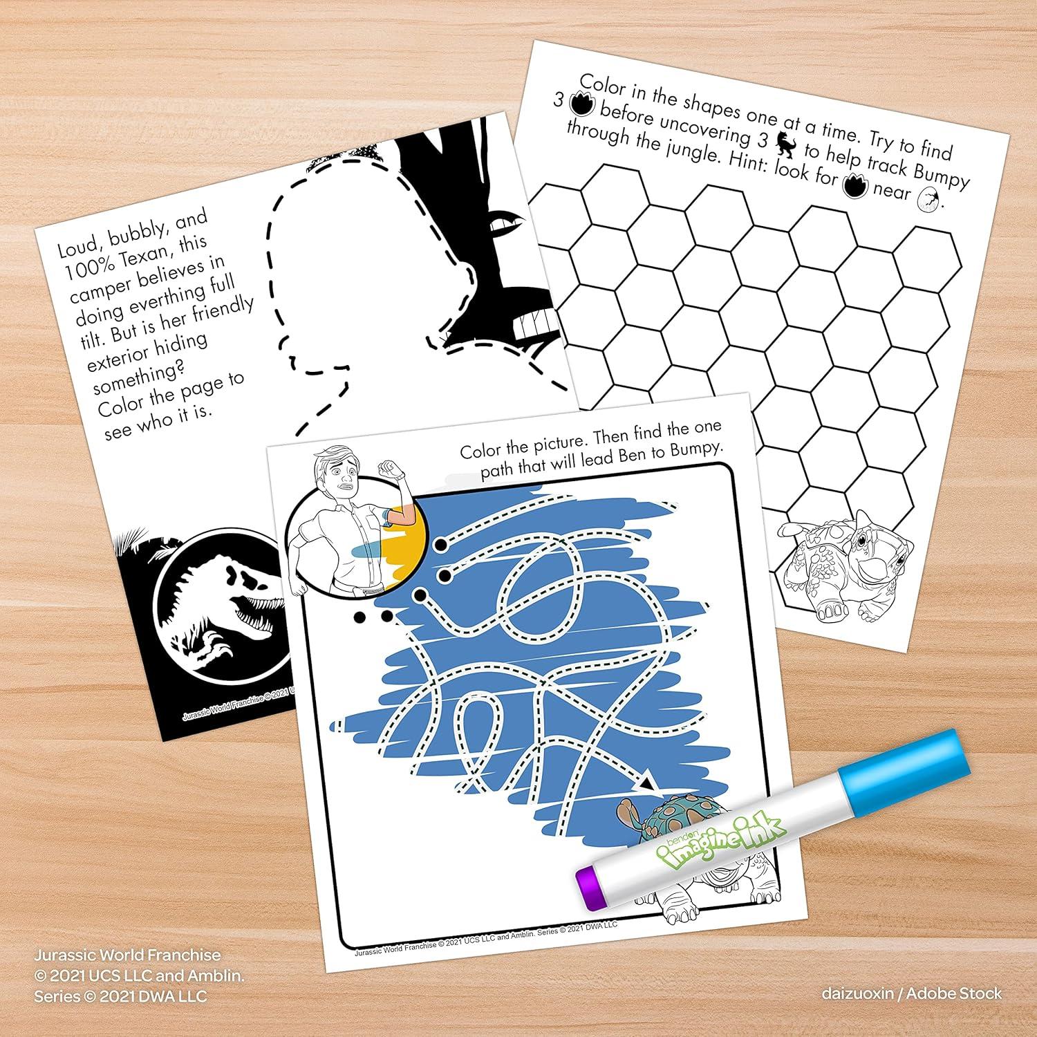 Libro para Colorear Bendon Jurassic World Camp Cretaceous