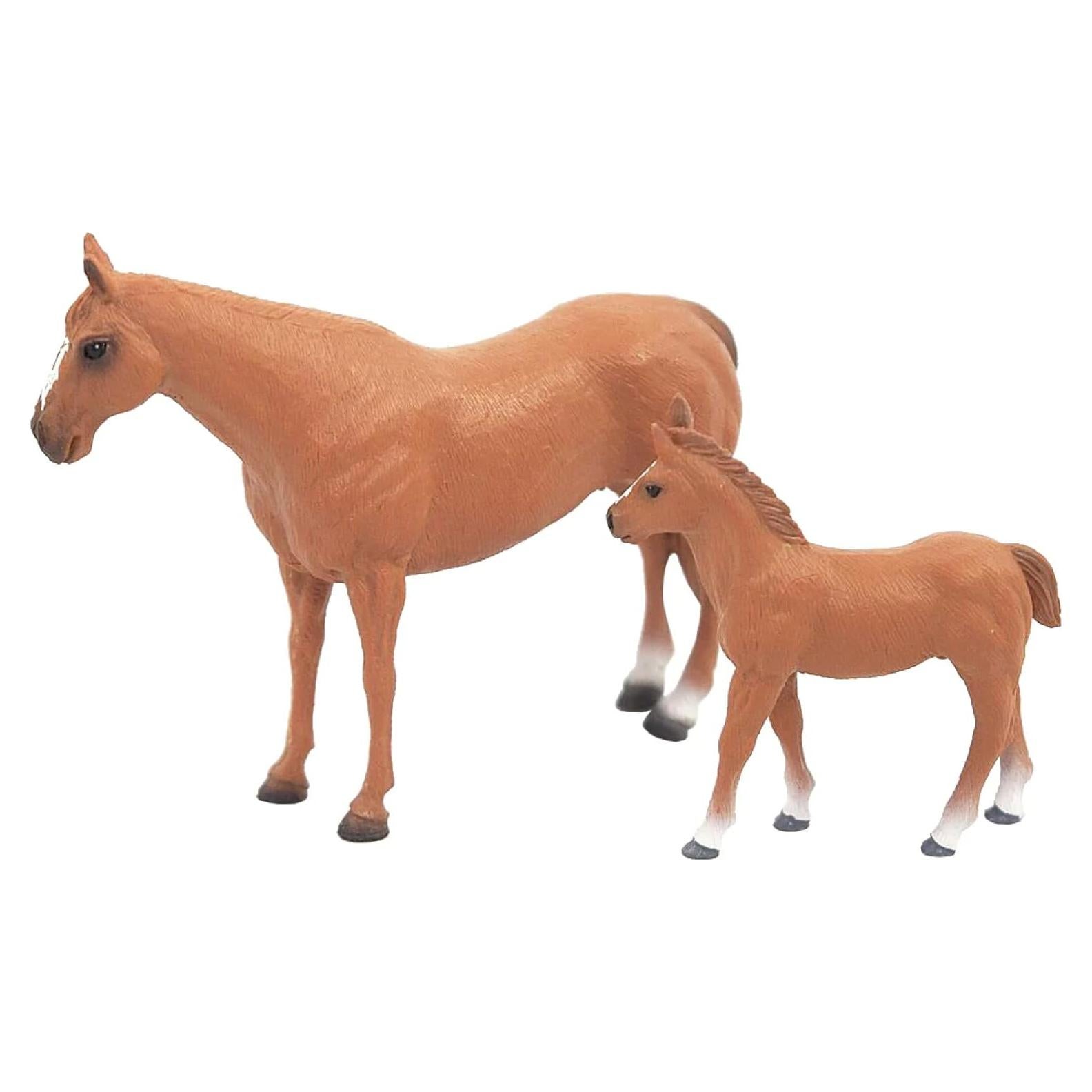 Conjunto Yegua y Potro Big Country Toys - Juguetes de Granja