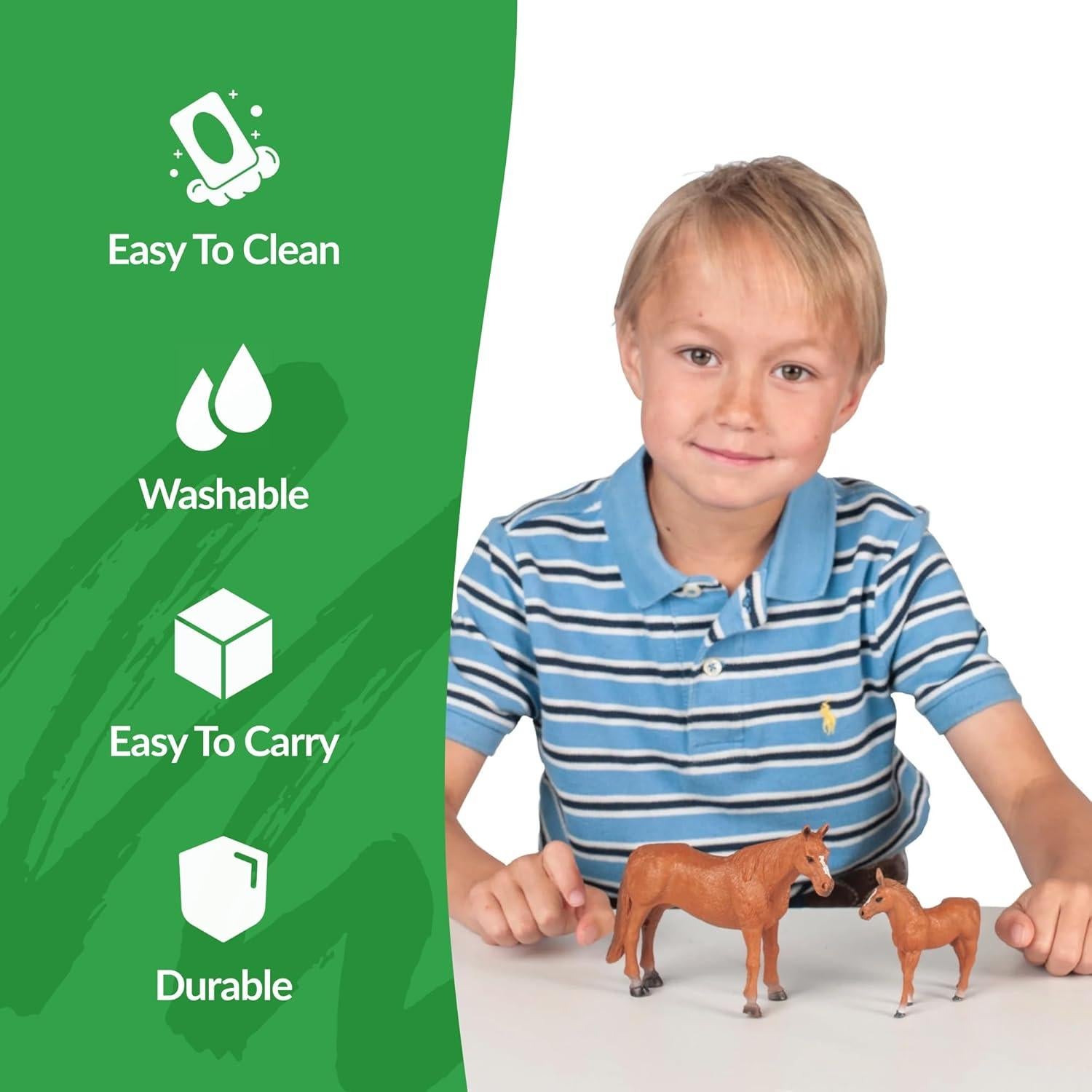 Conjunto Yegua y Potro Big Country Toys - Juguetes de Granja