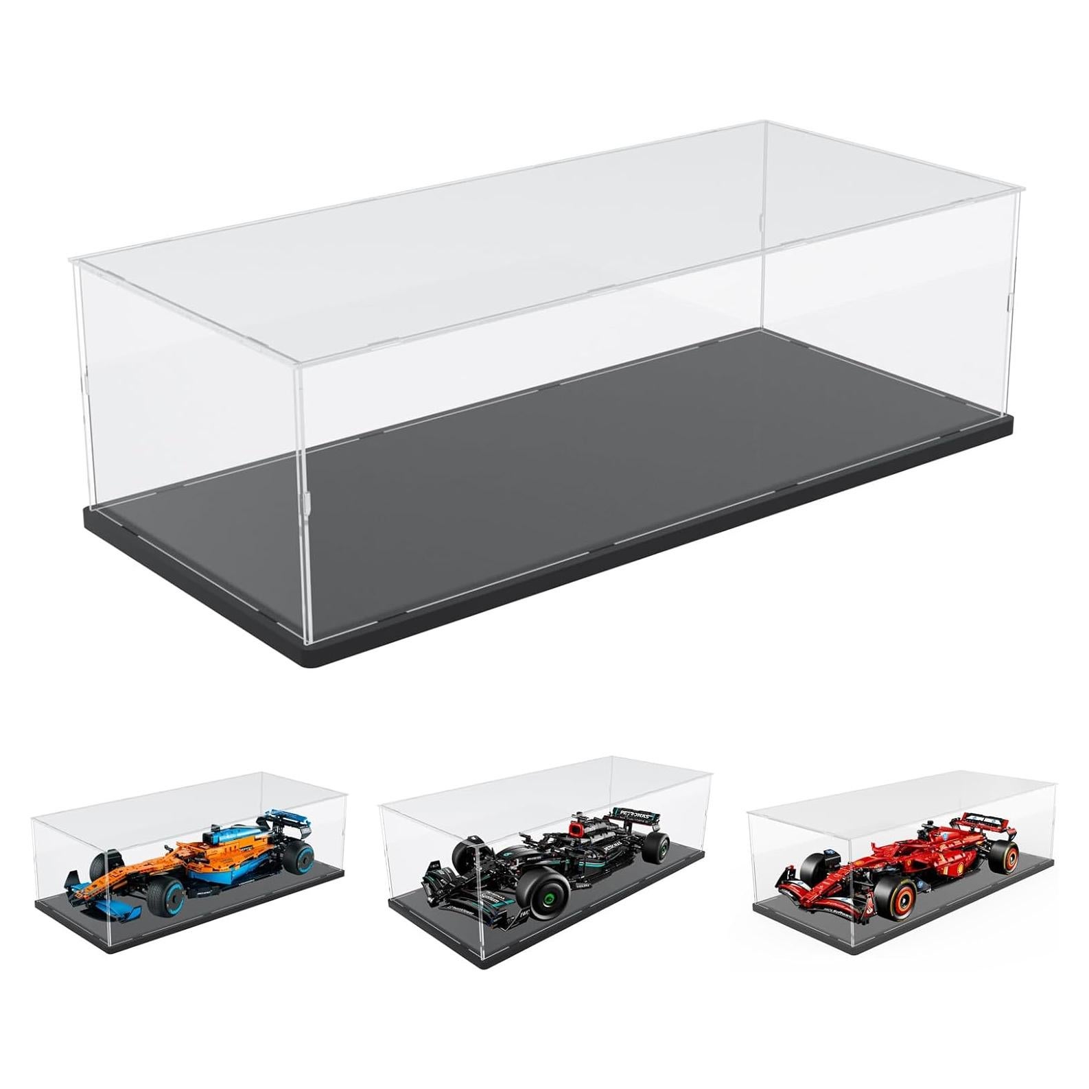 Caja de Exhibición Acrílica Choowin para Lego F1 70x30x20 cm