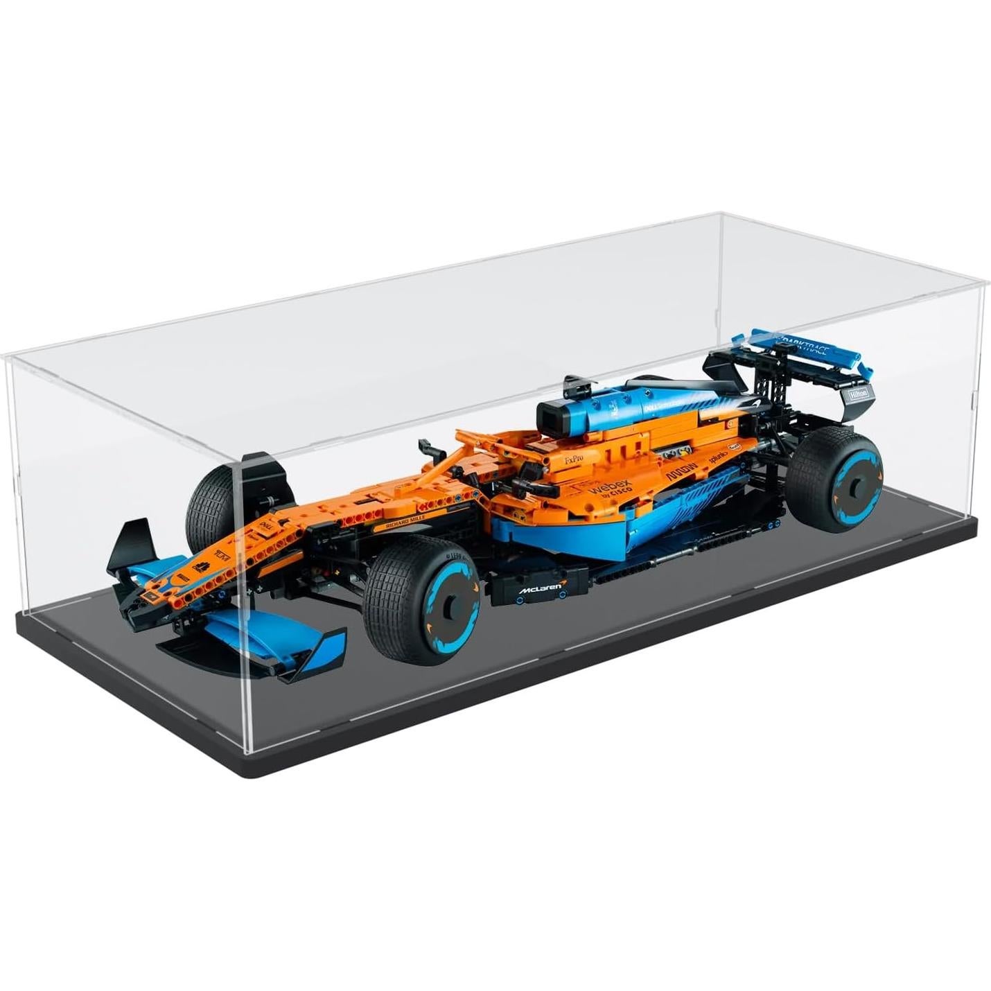 Caja de Exhibición Acrílica Choowin para Lego F1 70x30x20 cm