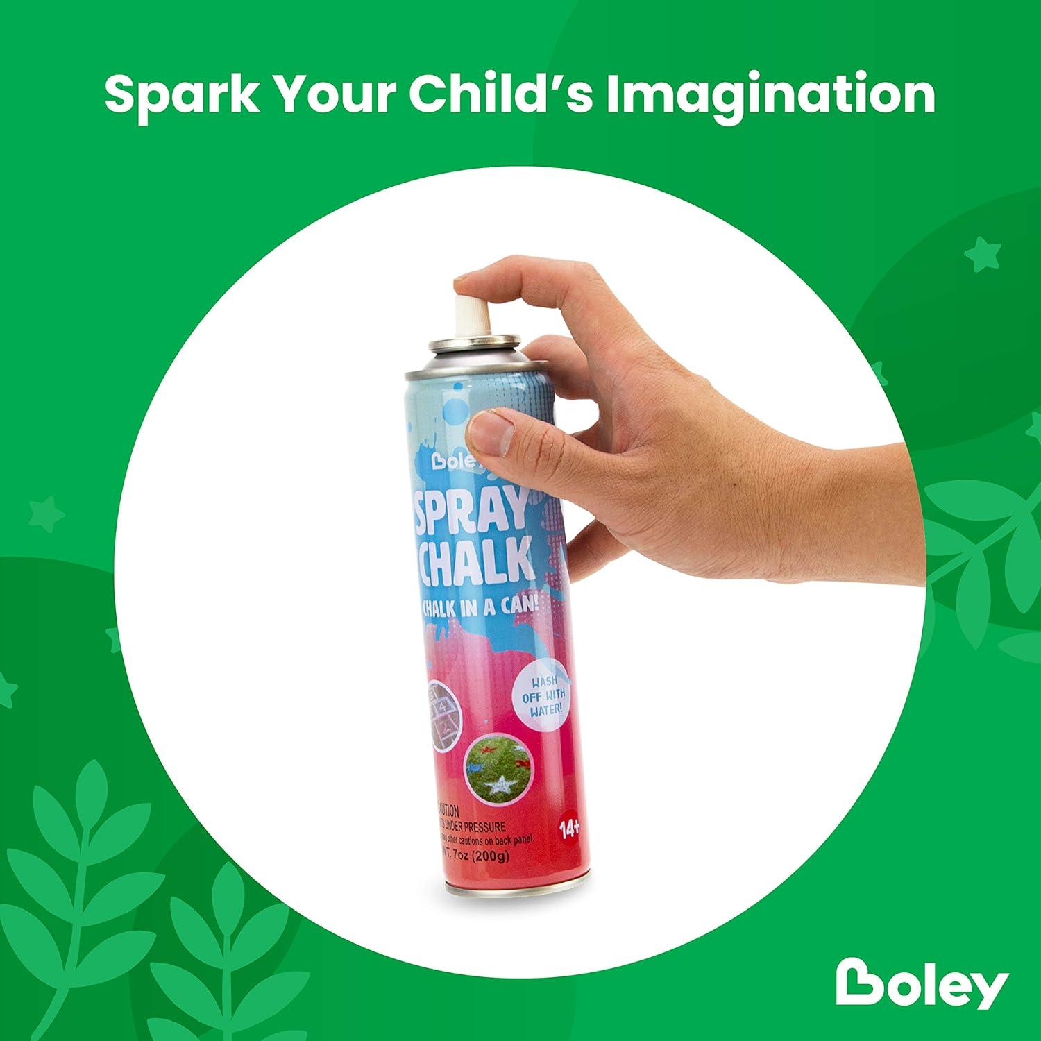 Boley Spray Chalk - 8 Pinturas en Spray Lavables 198ml