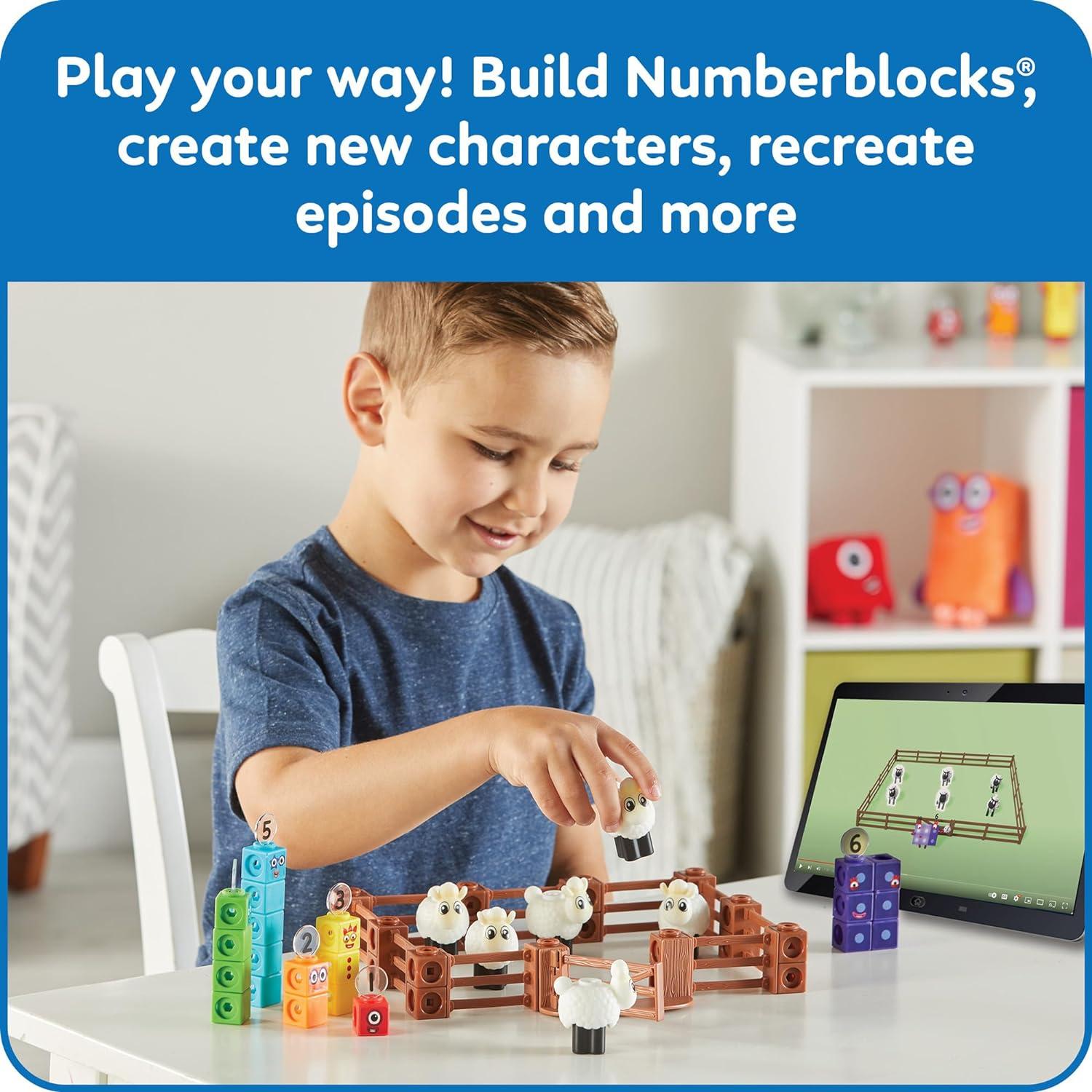 Conjunto de Actividades Granja de Ovejas Numberblocks - hand2mind