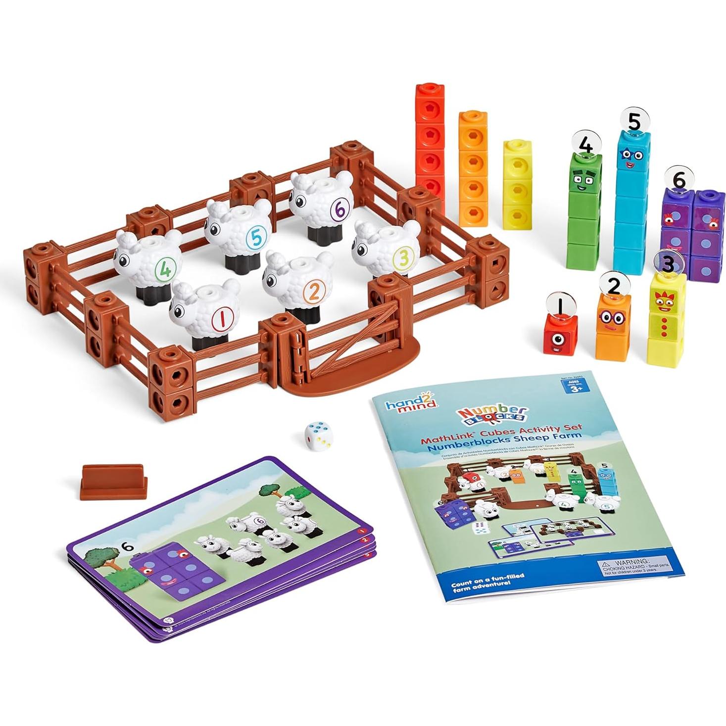 Conjunto de Actividades Granja de Ovejas Numberblocks - hand2mind