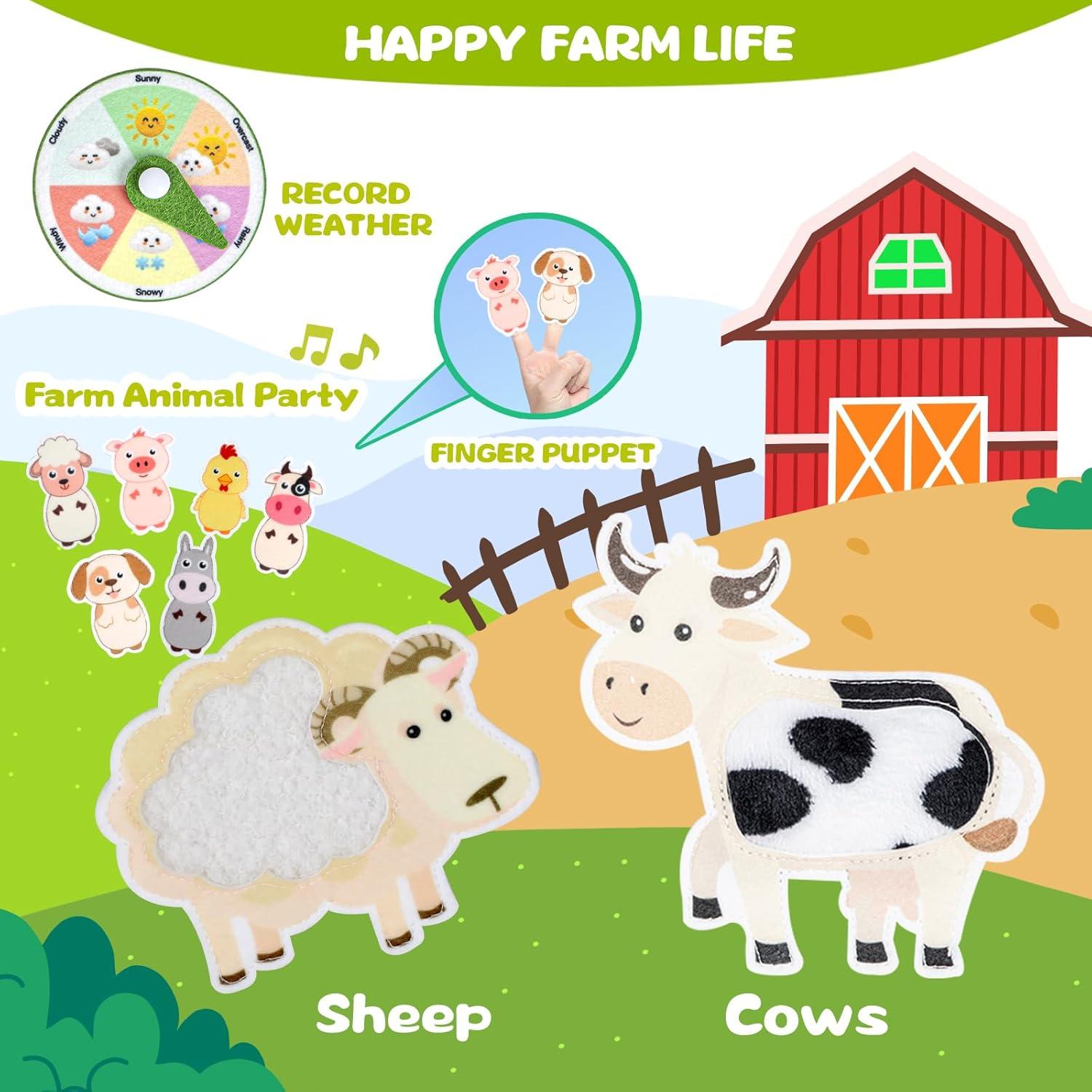 Libro Ocupado Granja Quanquer - Juguete Educativo 22.5 cm