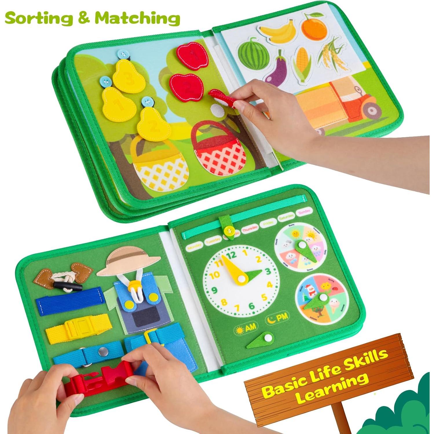 Libro Ocupado Granja Quanquer - Juguete Educativo 22.5 cm