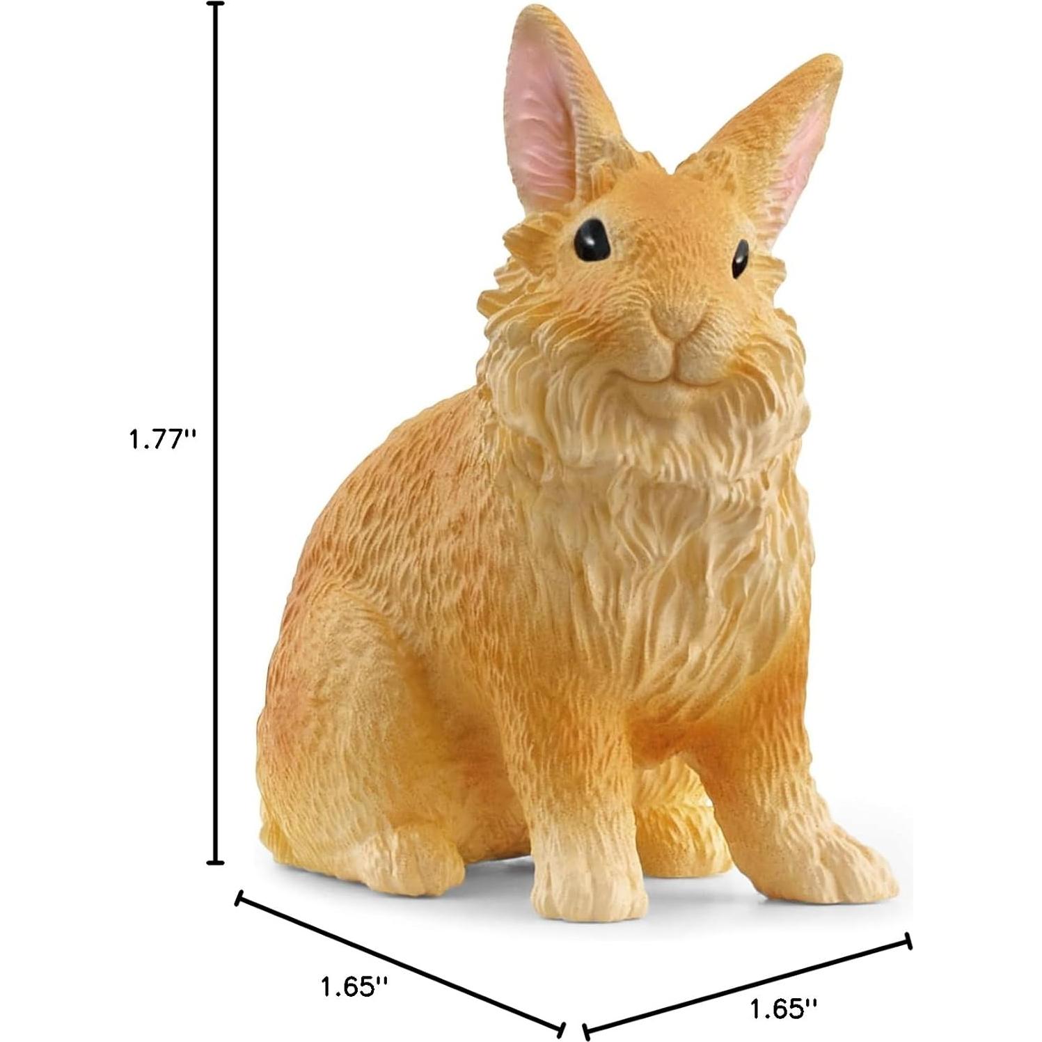 Figura de Conejo Lionhead Schleich - Juguete Educativo 5 cm