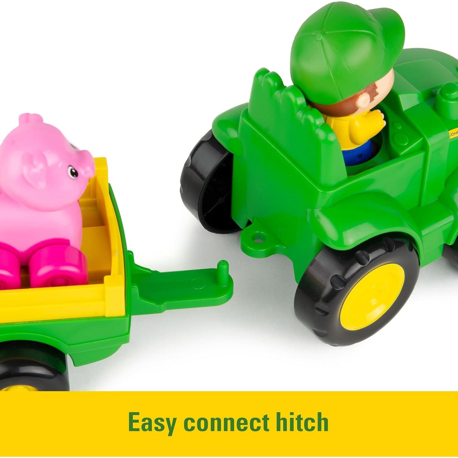 Tractor Musical John Deere con Sonidos de Animales - Juguete para Niños 18 meses