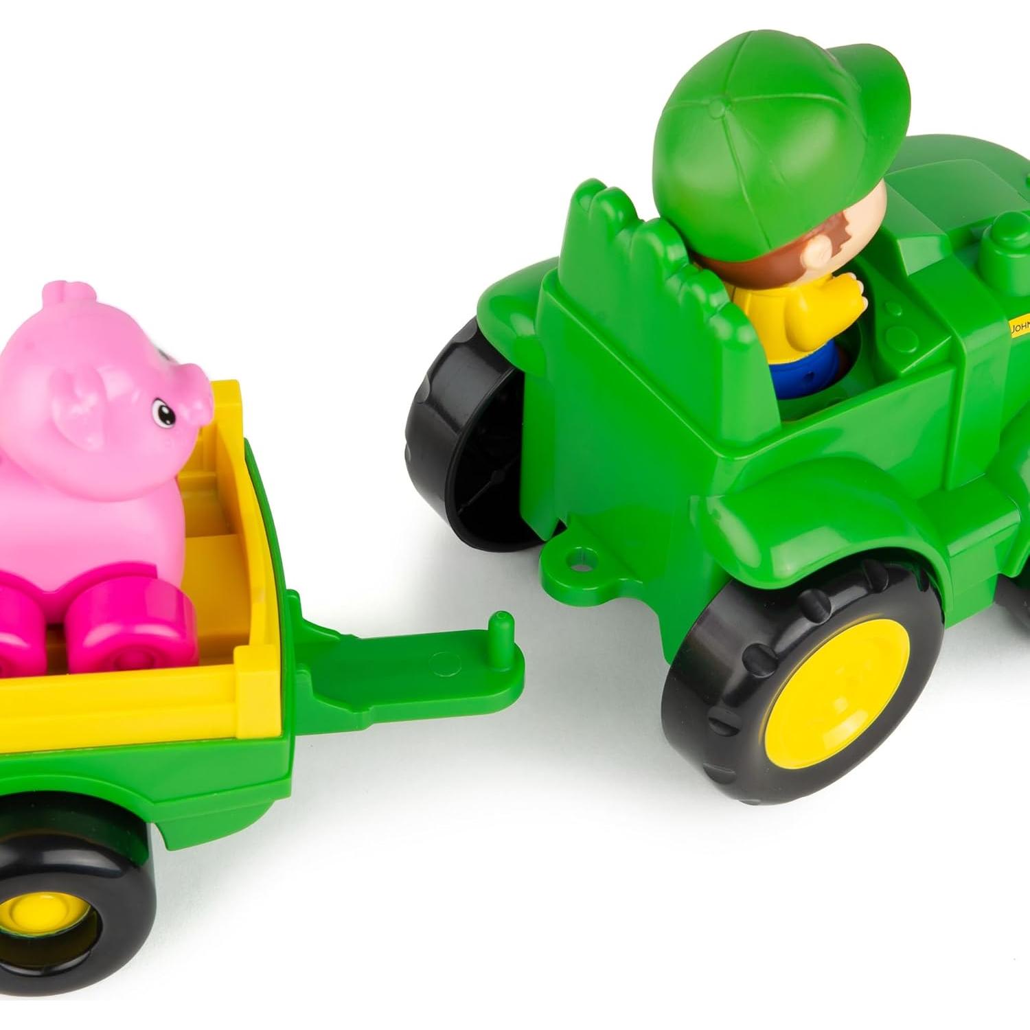 Tractor Musical John Deere con Sonidos de Animales - Juguete para Niños 18 meses
