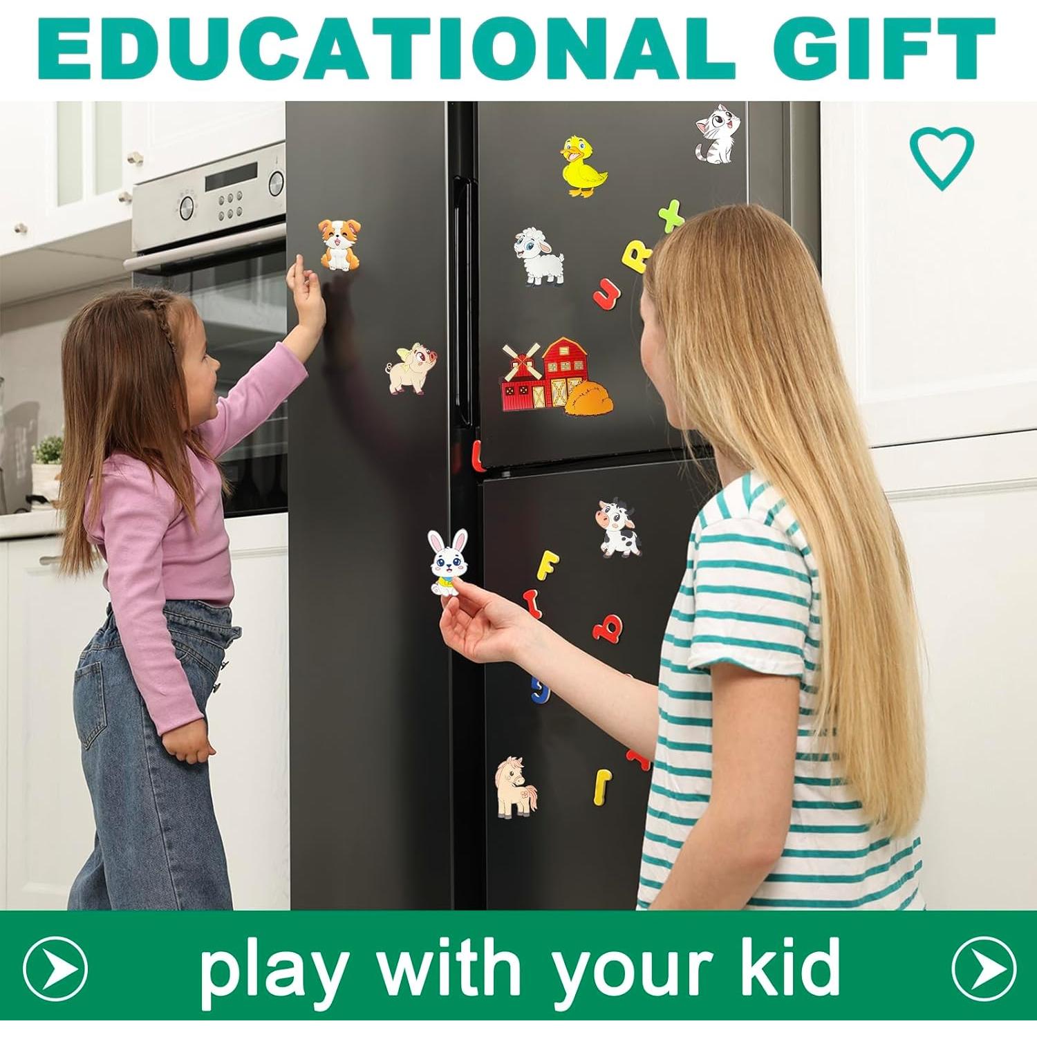 Imanes de Nevera para Niños HOMEDISIAC - Animales de Granja