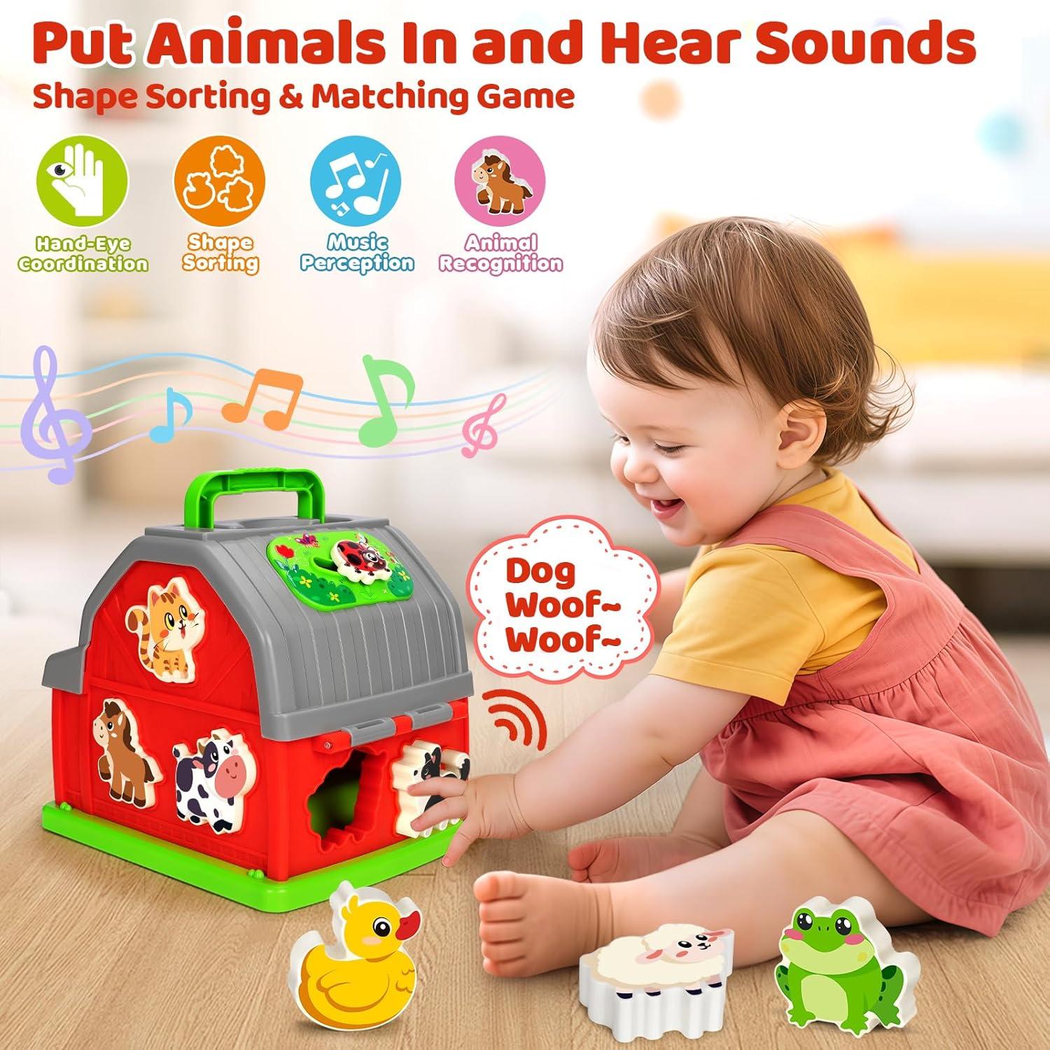 Juguete Musical de Granja Montessori Aigybobo 20x16cm