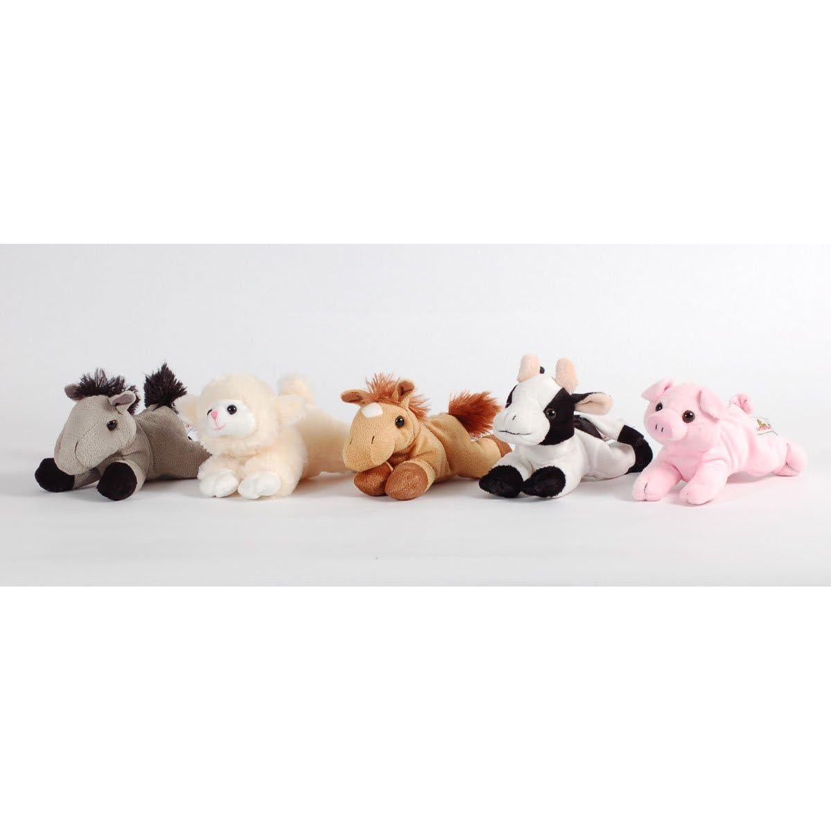 Casa de Granja de Peluche Unipak 30.48 cm con 5 Animales