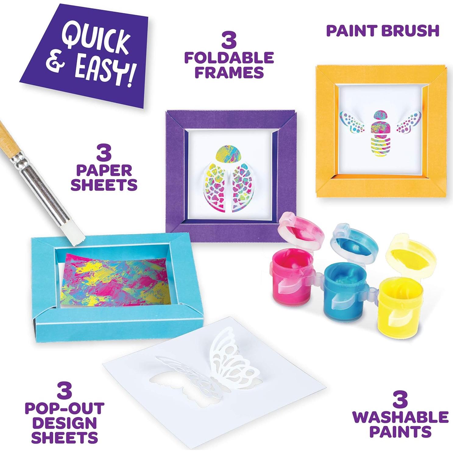 Kit de Manualidades Crayola - Marcos de Papel 3D Multi