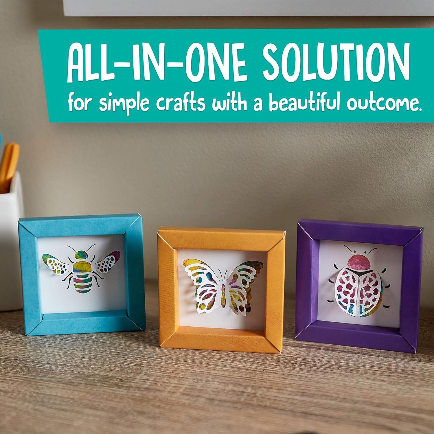 Kit de Manualidades Crayola - Marcos de Papel 3D Multi