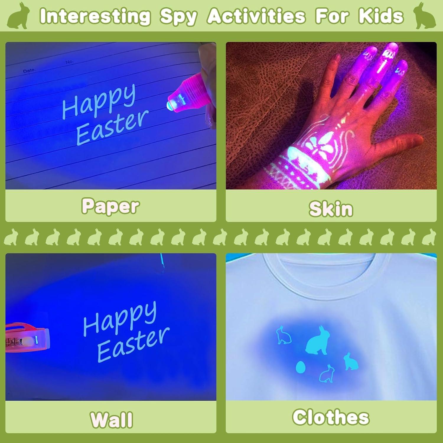 Bolígrafos Mágicos Invisibles iGeeKid 32 Paquete con Luz UV