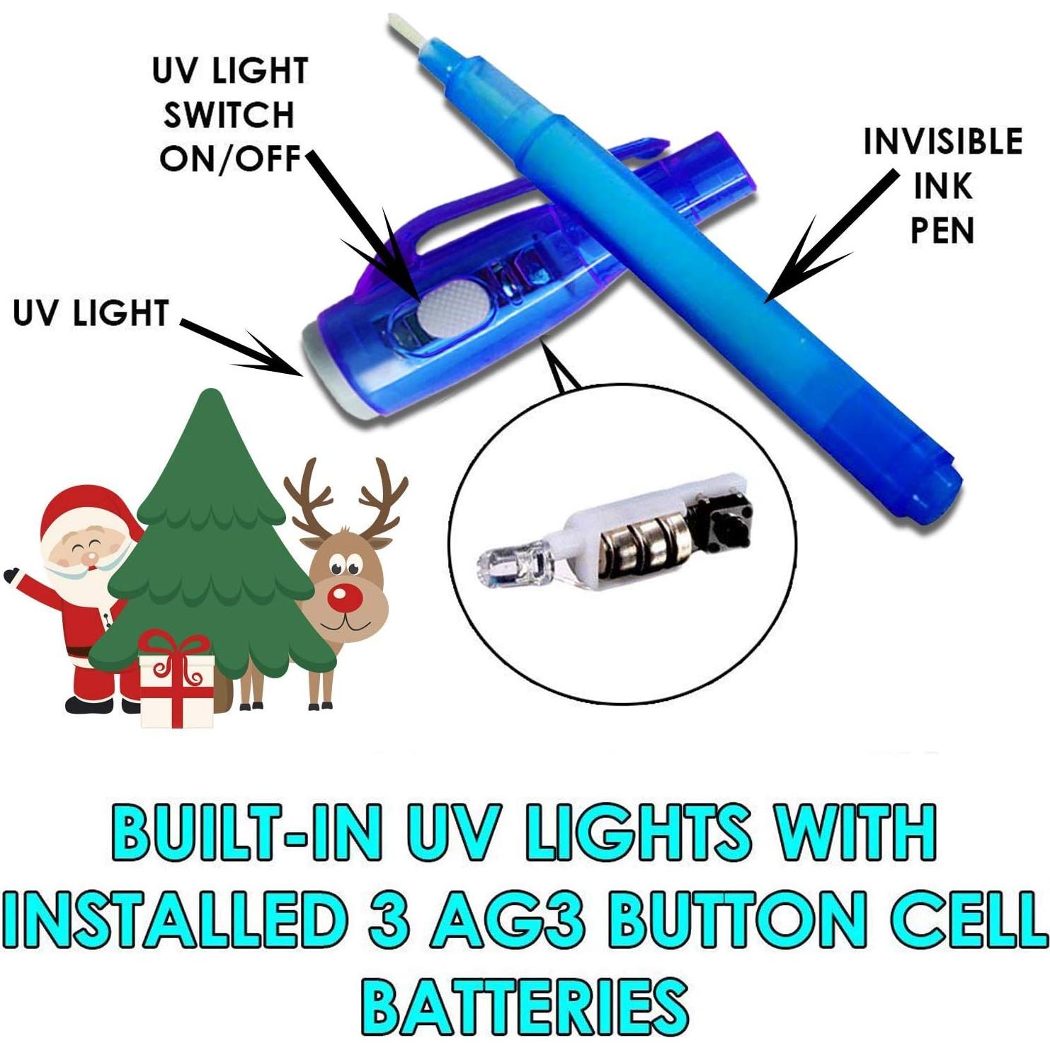 Bolígrafos Mágicos Invisibles iGeeKid 32 Paquete con Luz UV