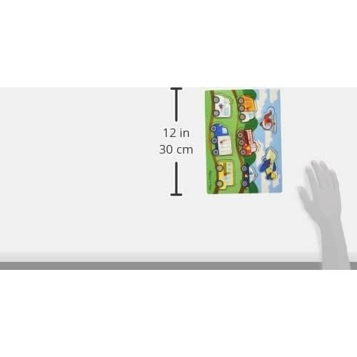Rompecabezas de Madera Melissa & Doug Vehículos 8 Piezas